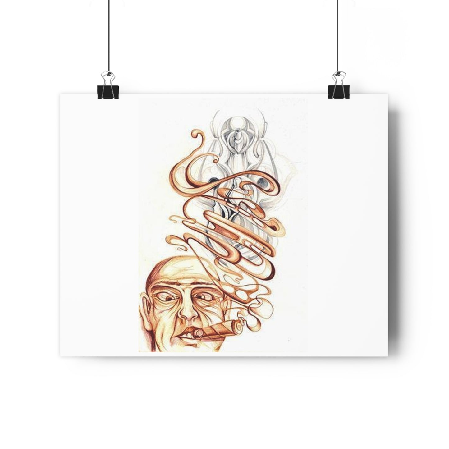 "Stogie”- Giclée Art Print by artist David Hilborn