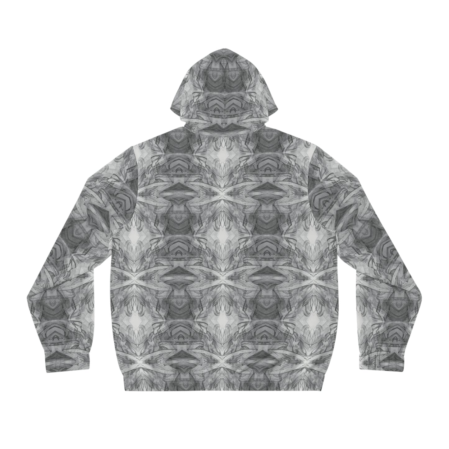 “Tiki” - All Over Graphic Zip-Up Hoodie by Artist David Hilborn