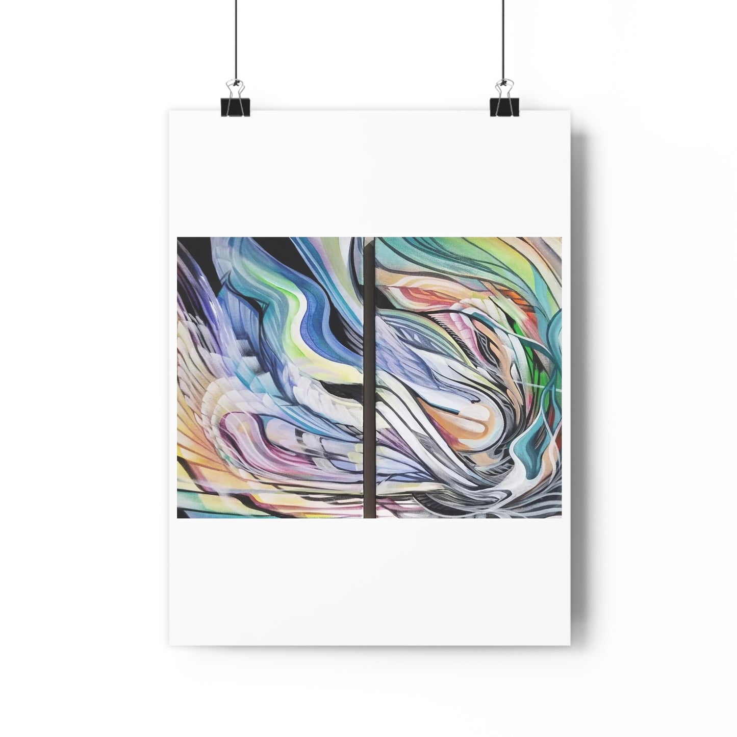 "Flow”- Giclée Art Print by artist David Hilborn