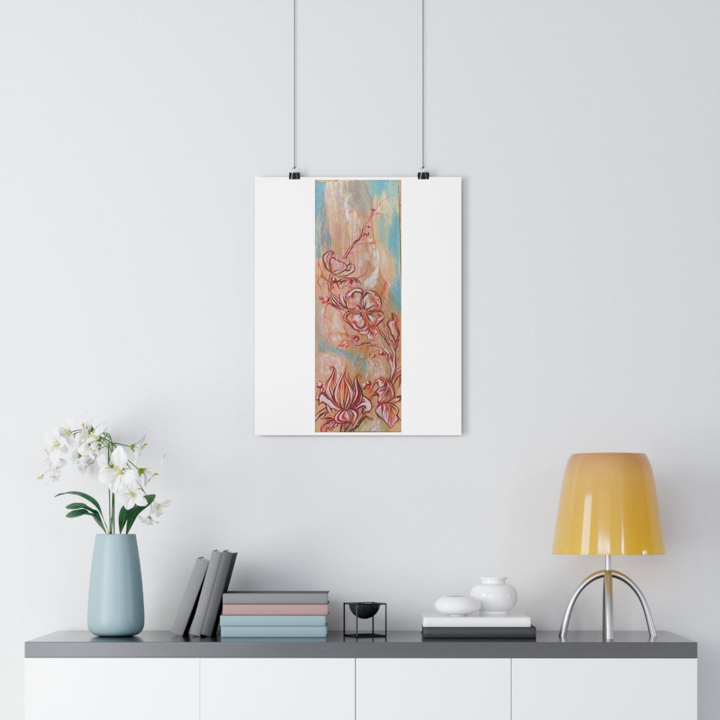 "Cherry Blossoms”- Giclée Art Print by artist David Hilborn