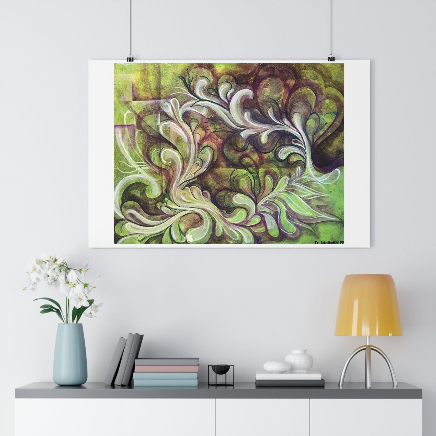 "Mossy Wood”- Giclée Art Print by artist David Hilborn