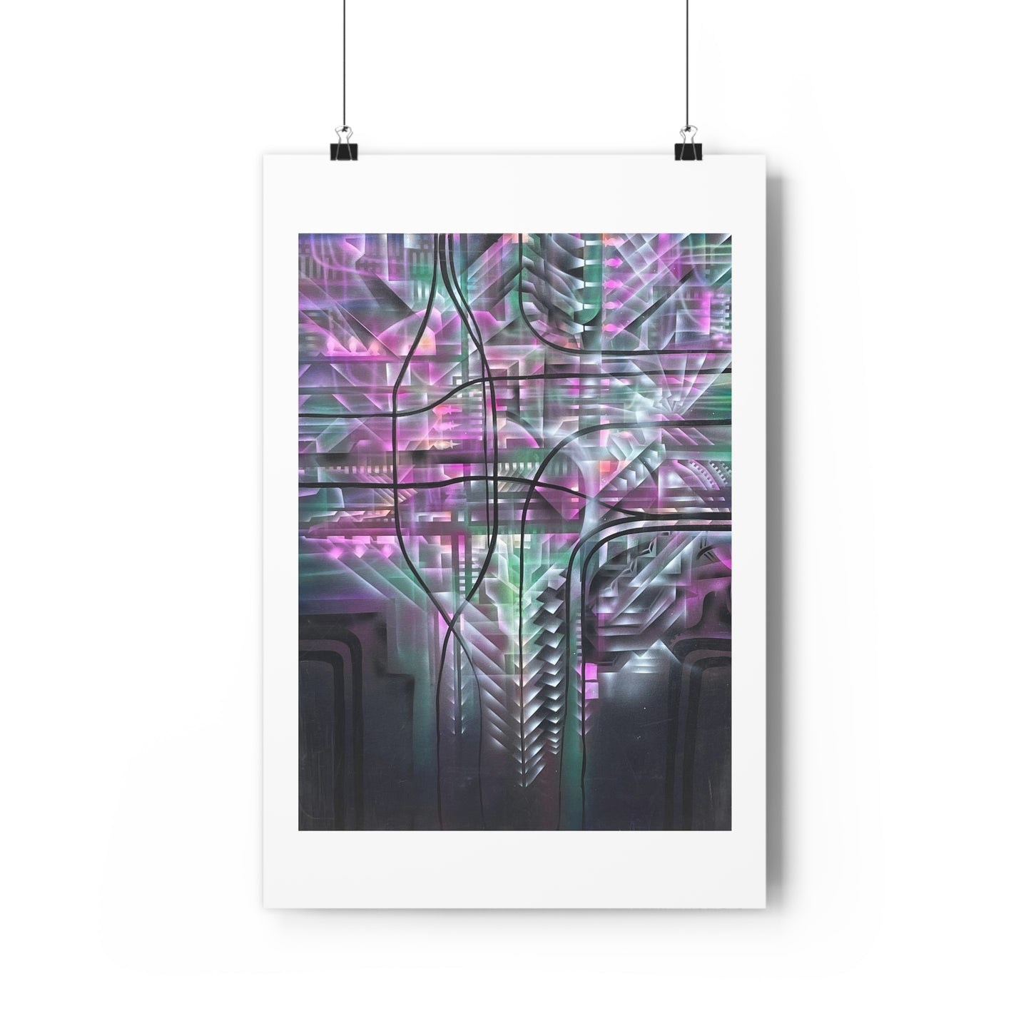 “Compute”- Giclée Art Print by artist David Hilborn