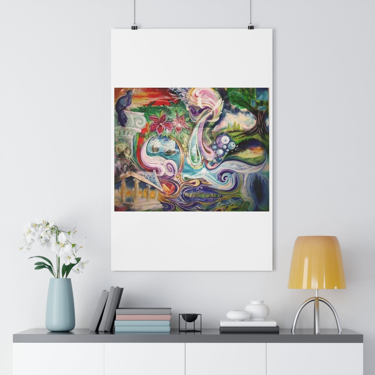 "Focus and Chaos”- Giclée Art Print by artist David Hilborn