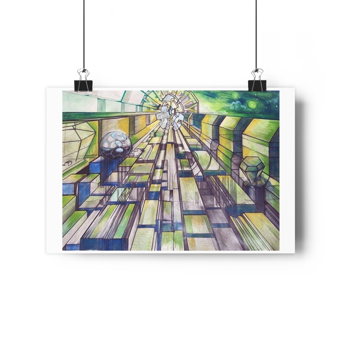 "Emerald City”- Giclée Art Print by artist David Hilborn