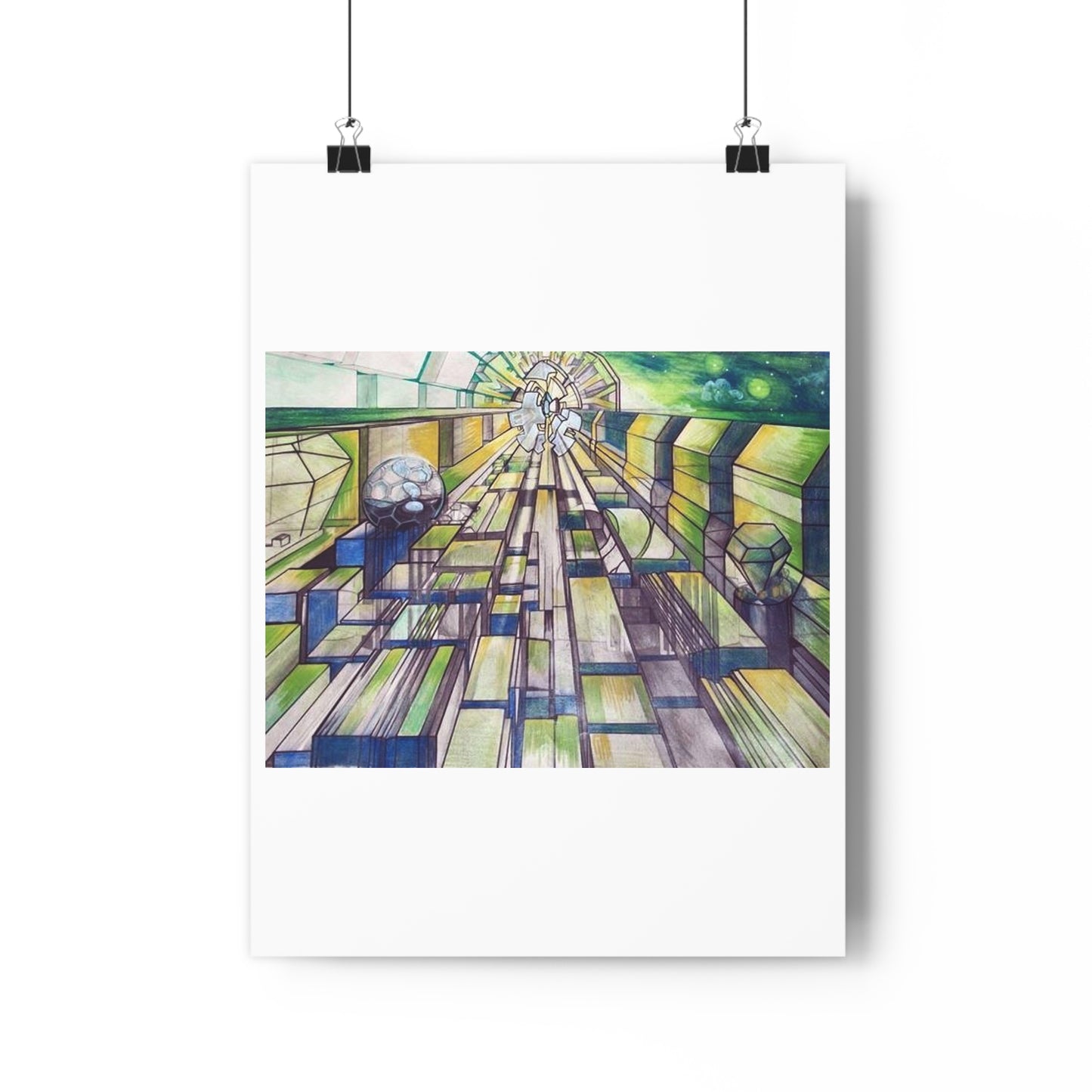 "Emerald City”- Giclée Art Print by artist David Hilborn