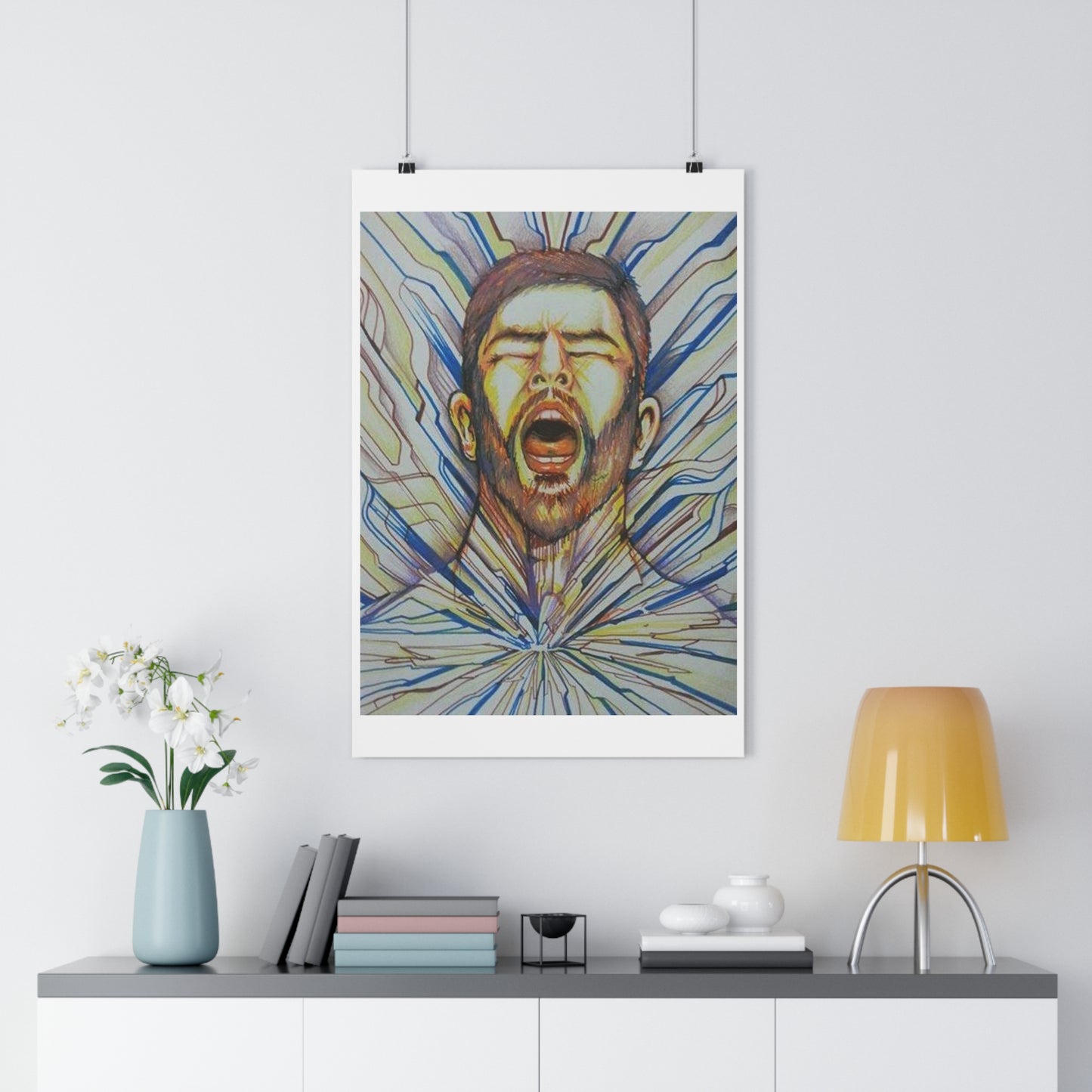 "Burst”- Giclée Art Print by artist David Hilborn