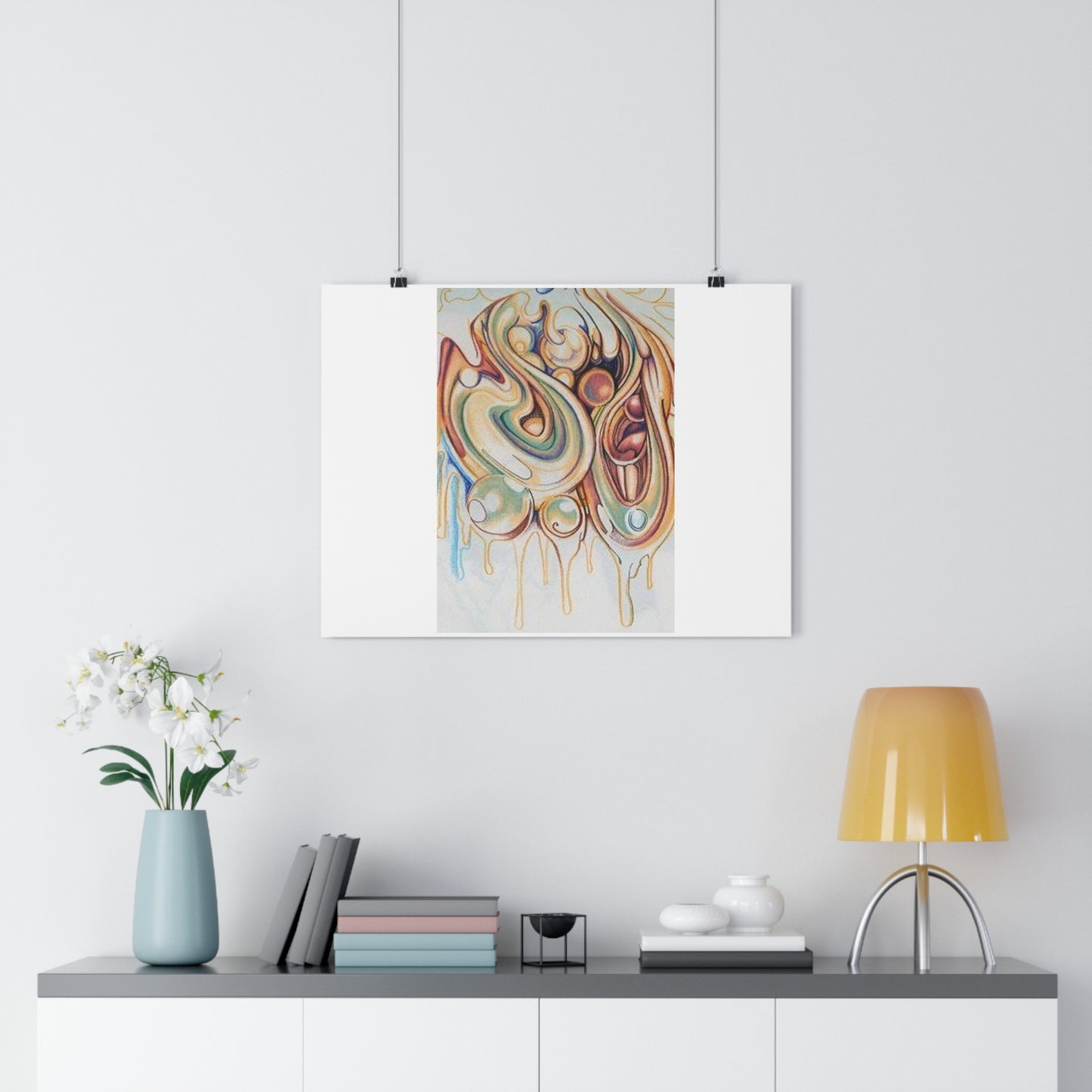 "Iridescent Bubbles”- Giclée Art Print by artist David Hilborn