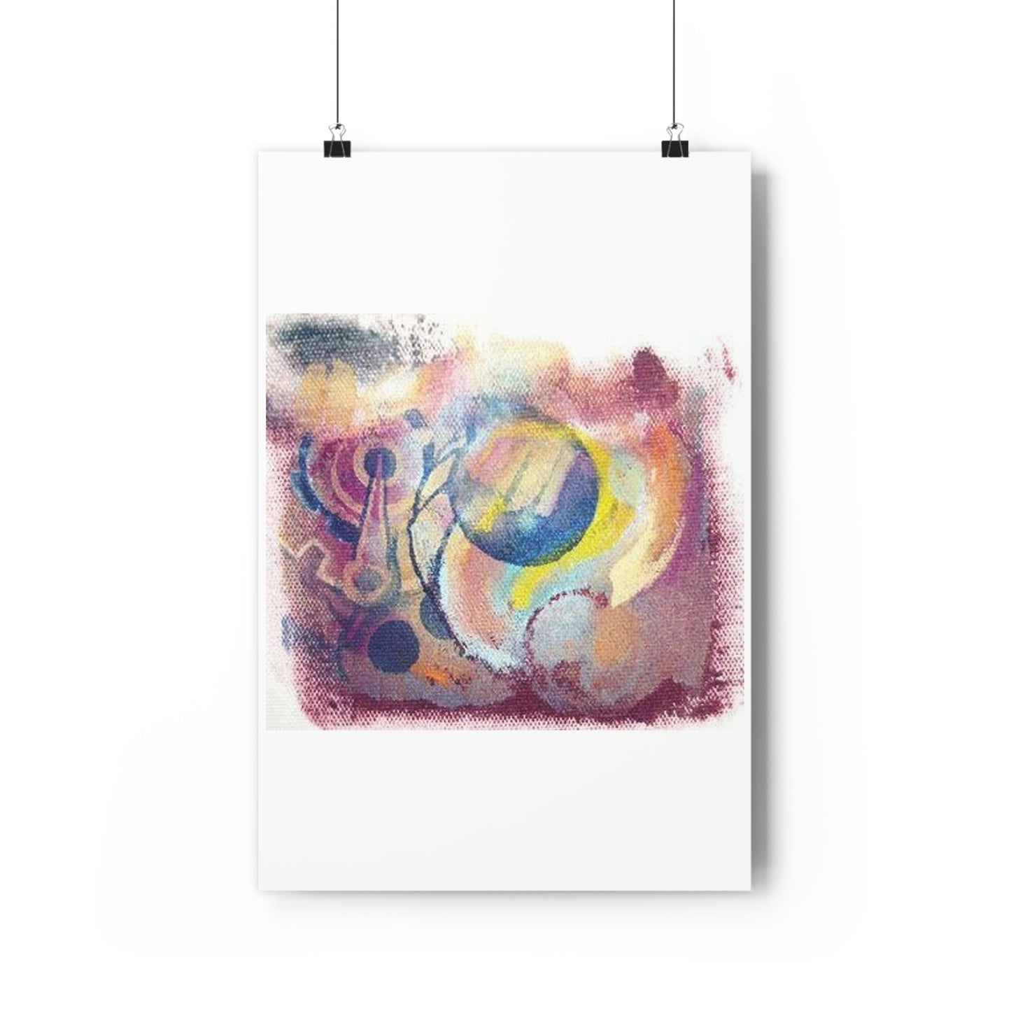 "Button Loop”- Giclée Art Print by artist David Hilborn