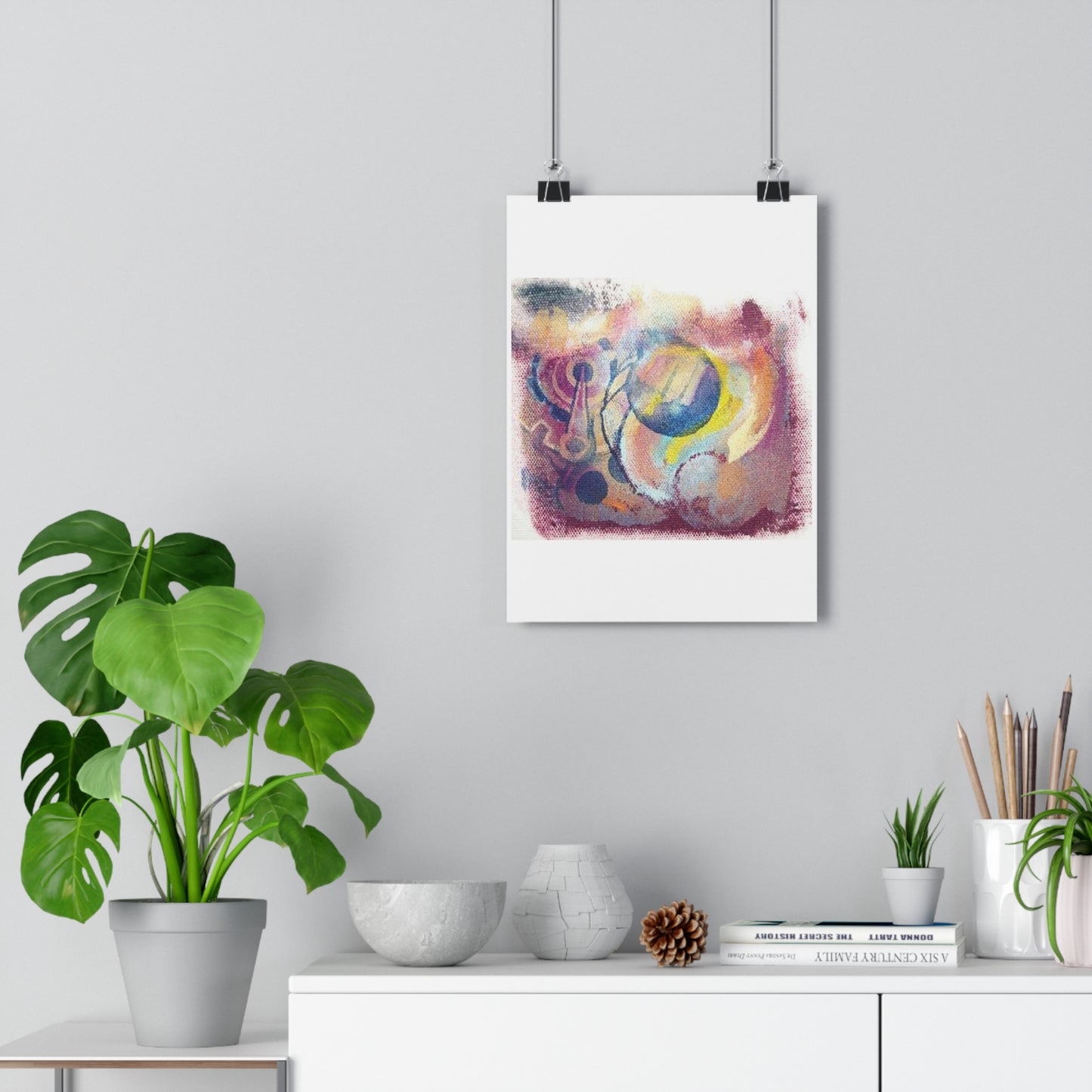 "Button Loop”- Giclée Art Print by artist David Hilborn