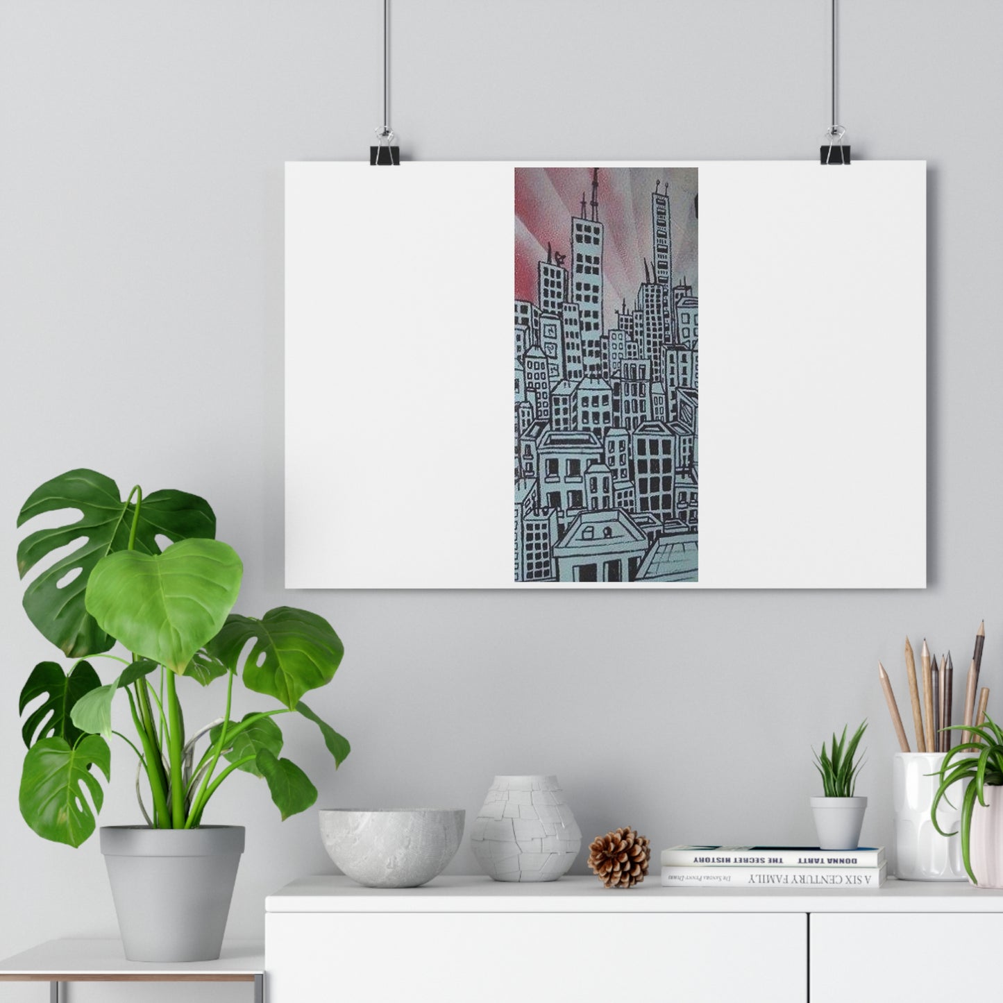 "Sky View”- Giclée Art Print by artist David Hilborn