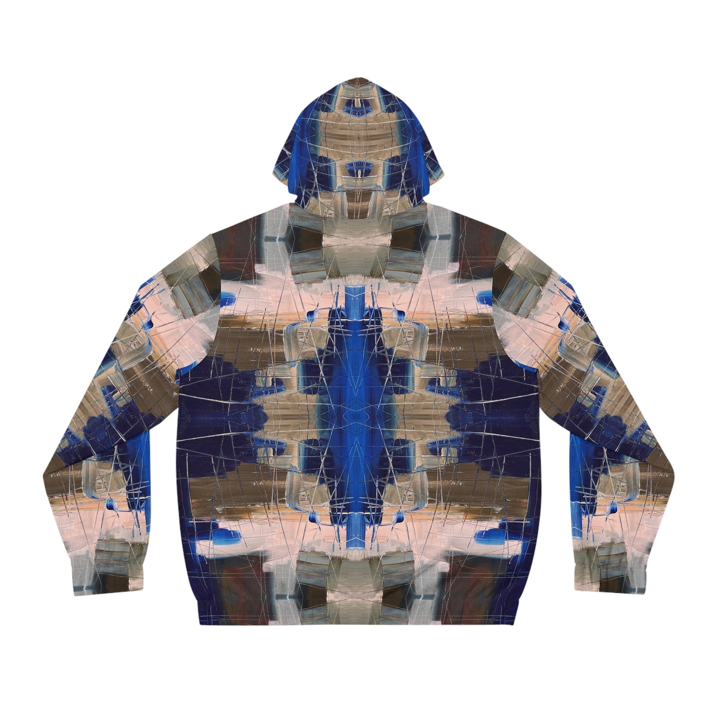 "Beach House” - All Over Graphic Zip-Up Hoodie by Artist David Hilborn