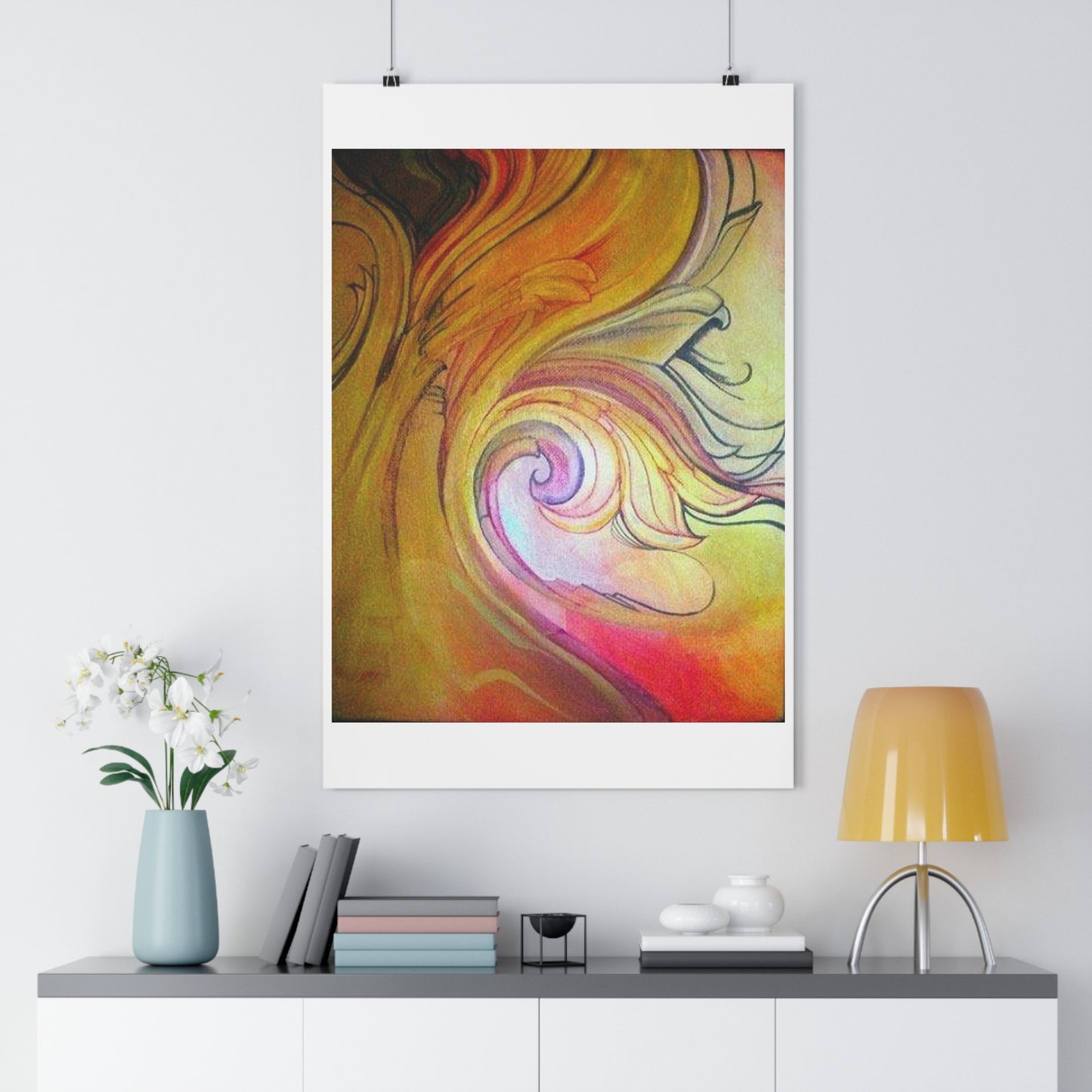 "Sol Flow”- Giclée Art Print by artist David Hilborn