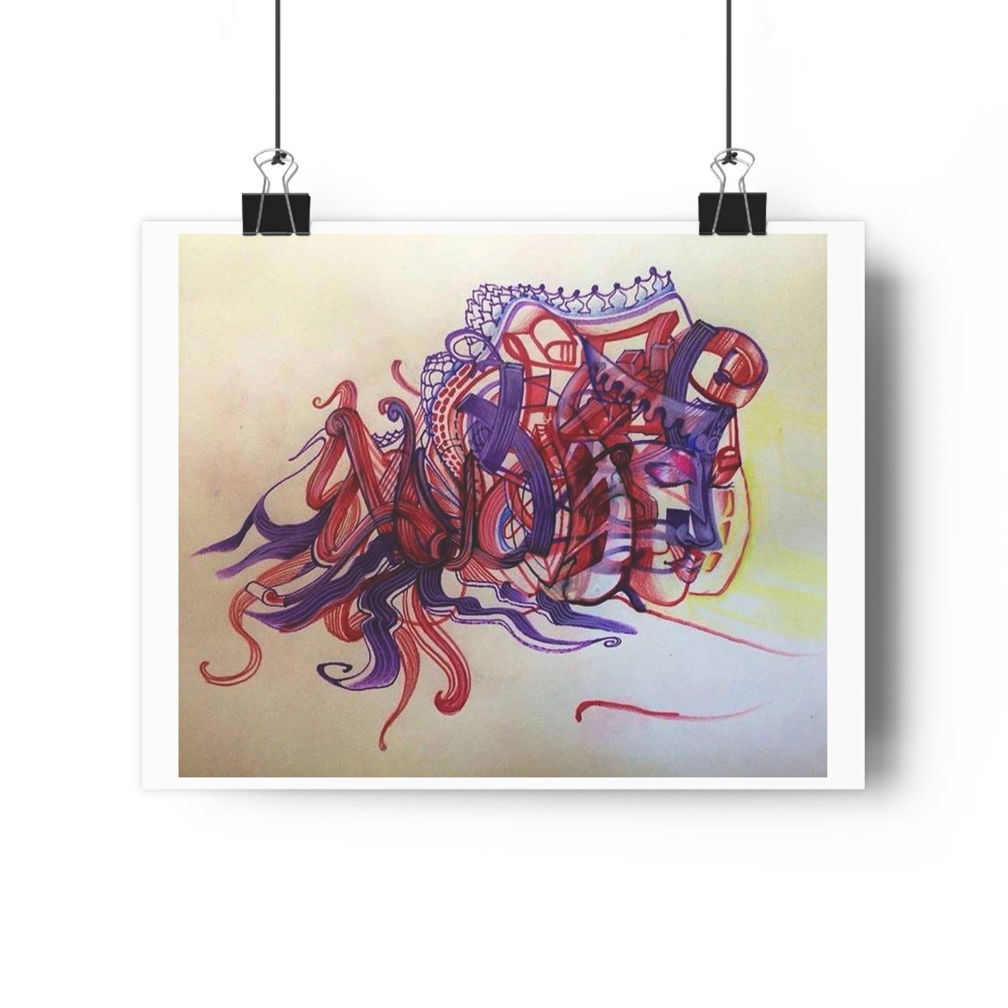 "Ribbon Dancer”- Giclée Art Print by artist David Hilborn