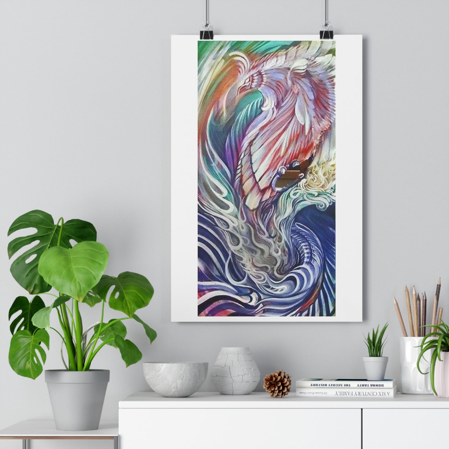 "Rising Phoenix”- Giclée Art Print by artist David Hilborn