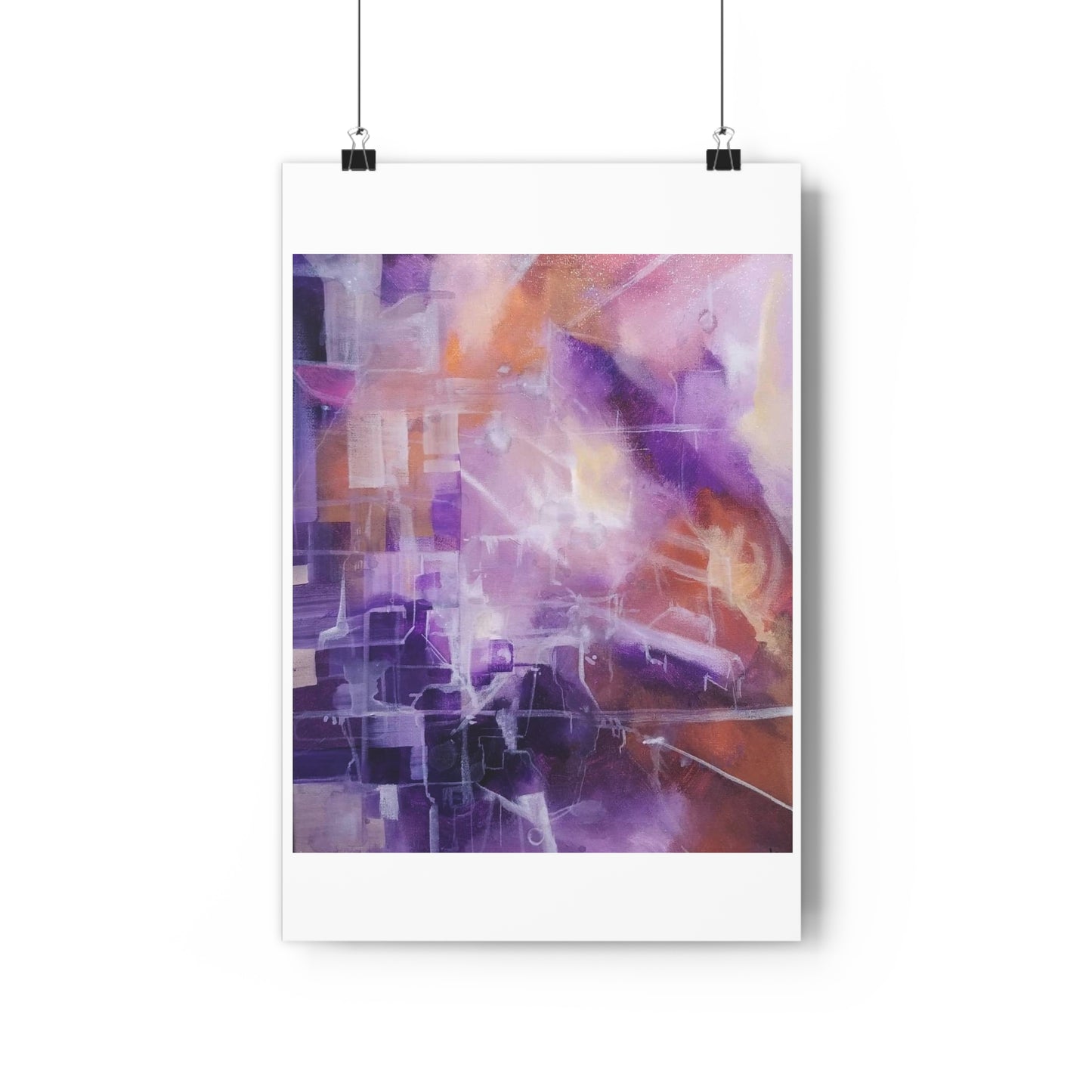 "Purple Paradox”- Giclée Art Print by artist David Hilborn