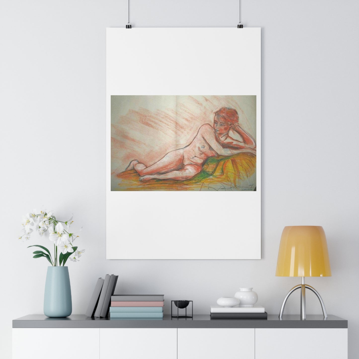 "Nude Study”- Giclée Art Print by artist David Hilborn