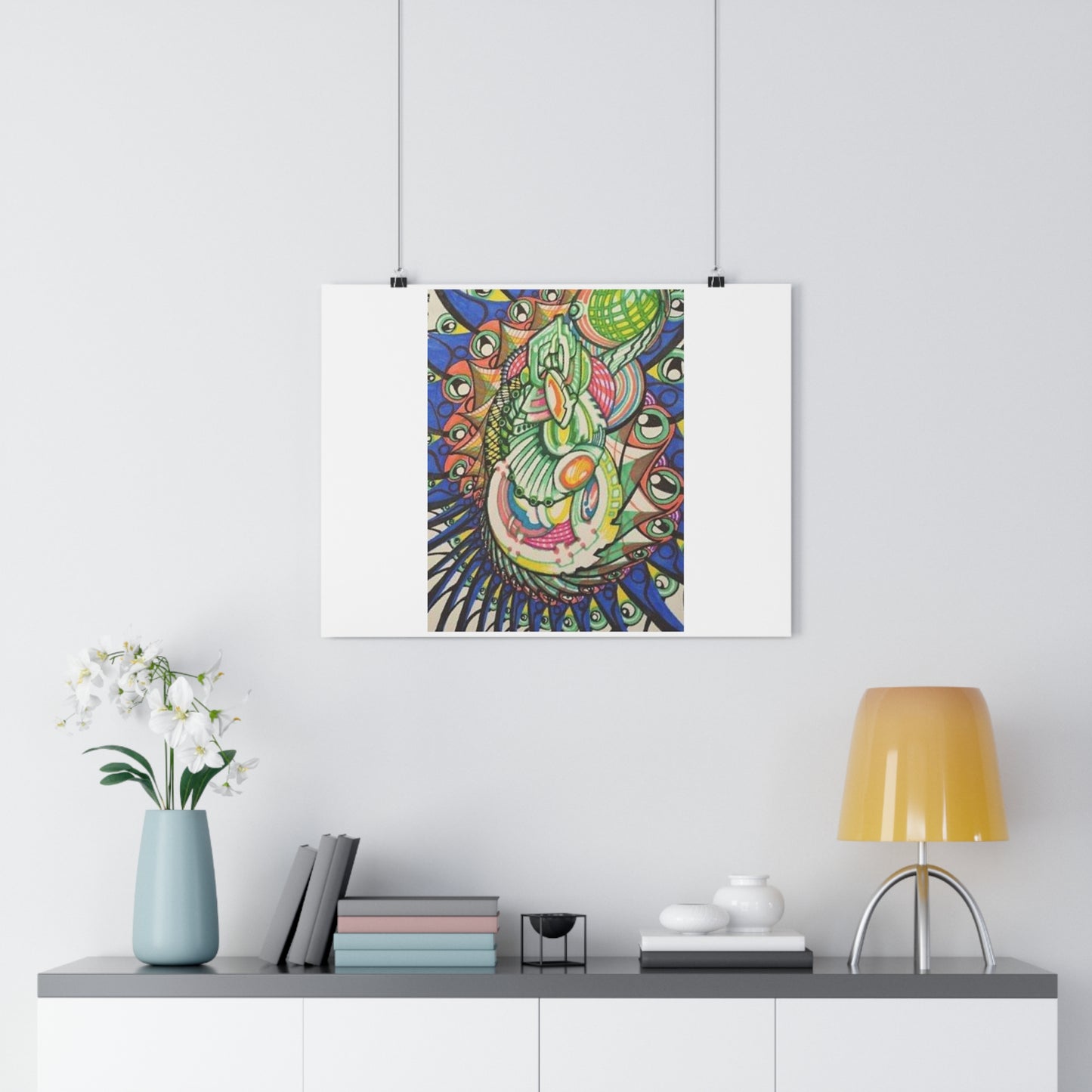 "Psych Eval 1”- Giclée Art Print by artist David Hilborn