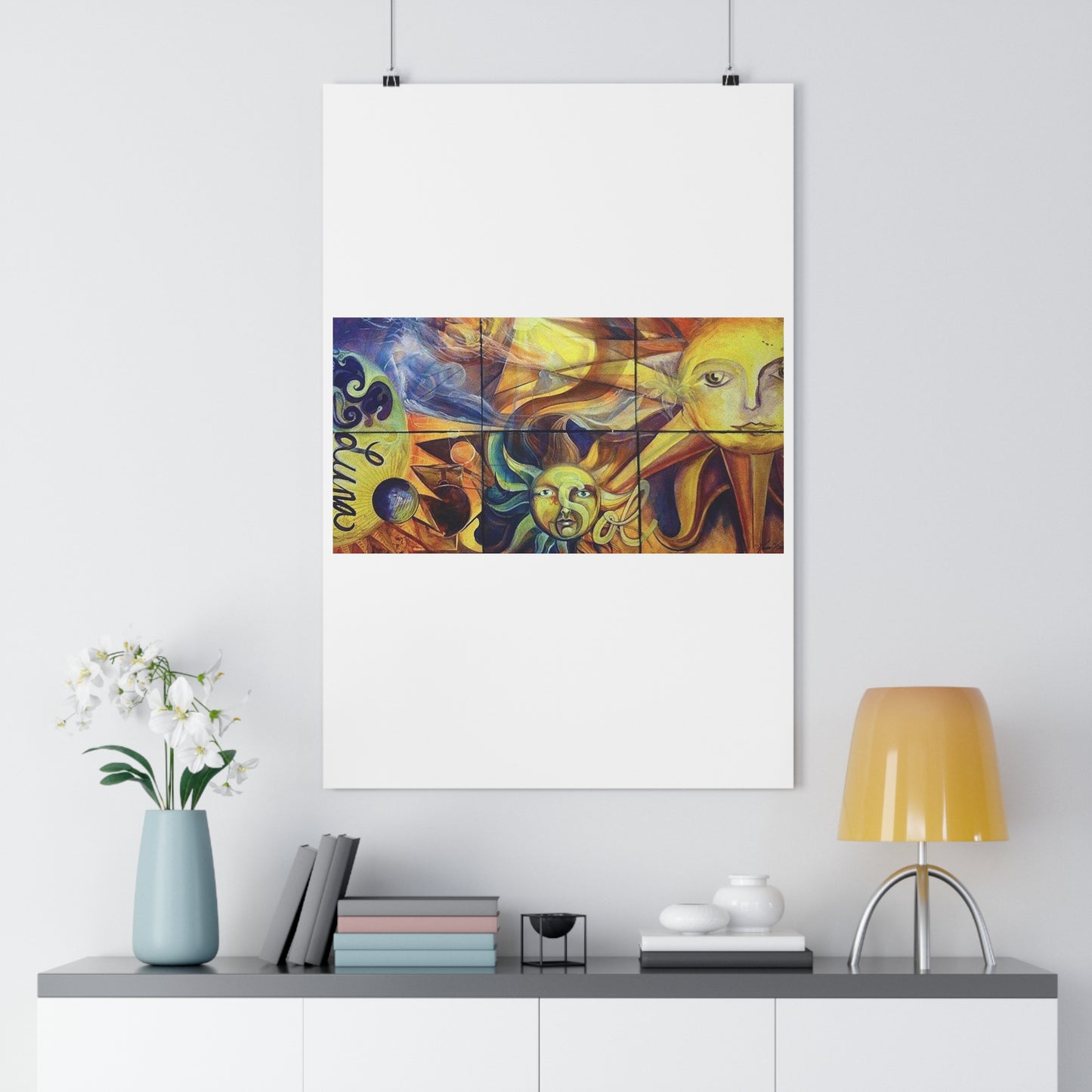 "Sun/Moon”- Giclée Art Print by artist David Hilborn