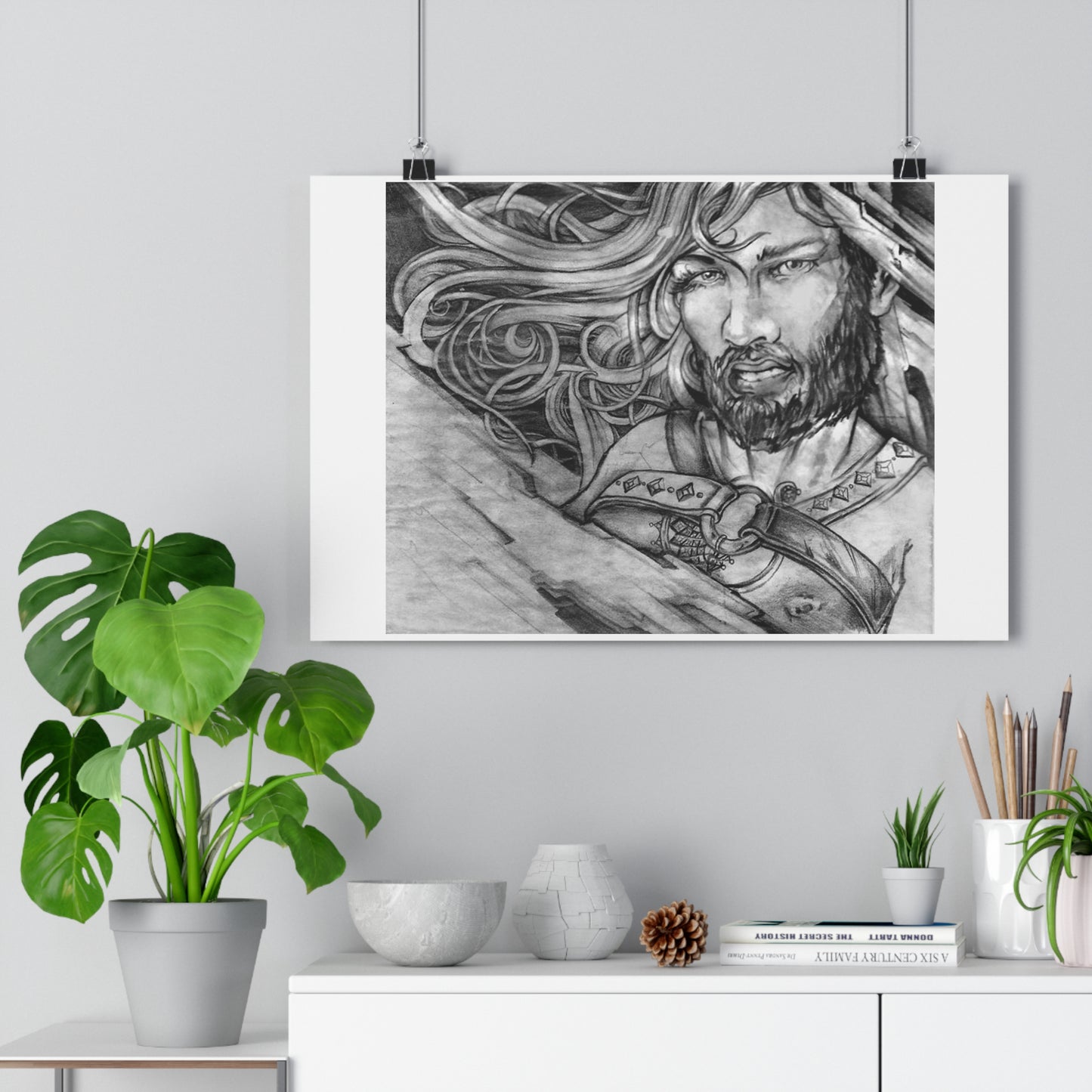 "Bearded Beauty" - Giclée Art Print by artist David Hilborn