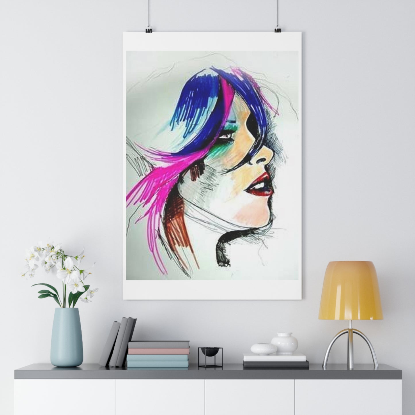 "Scribble”- Giclée Art Print by artist David Hilborn