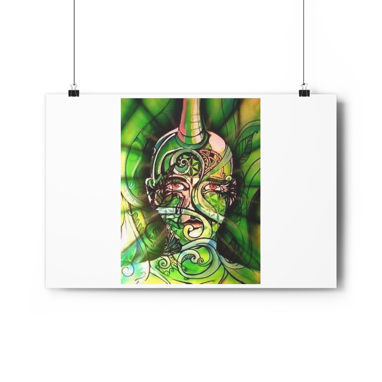 “Earthling”- Giclée Art Print by artist David Hilborn