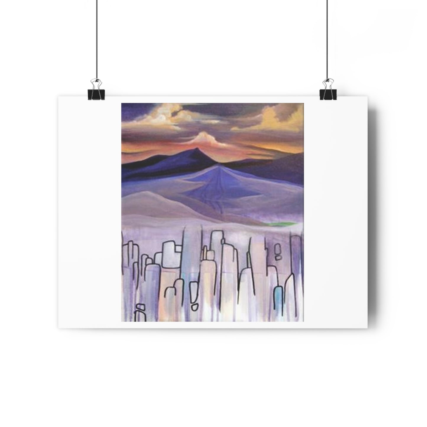 "Bedrock”- Giclée Art Print by artist David Hilborn