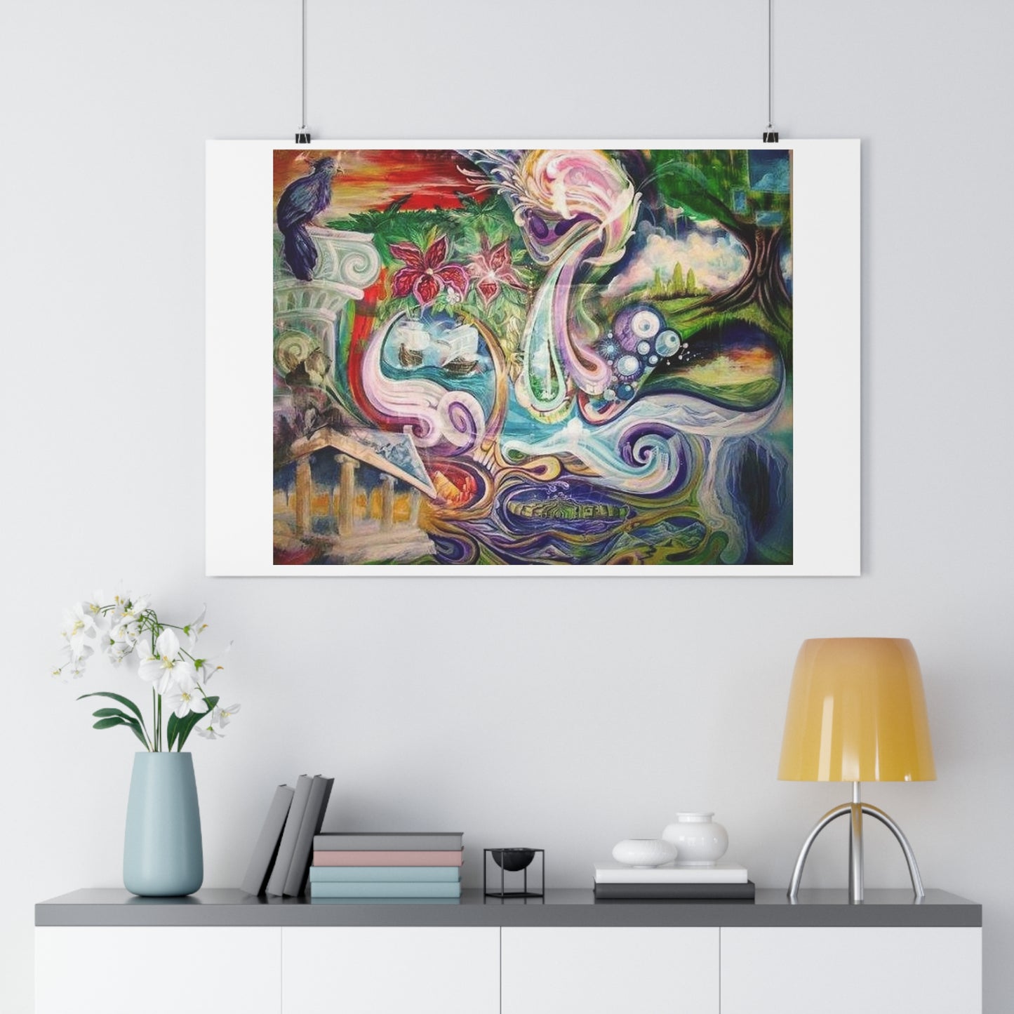 "Focus and Chaos”- Giclée Art Print by artist David Hilborn