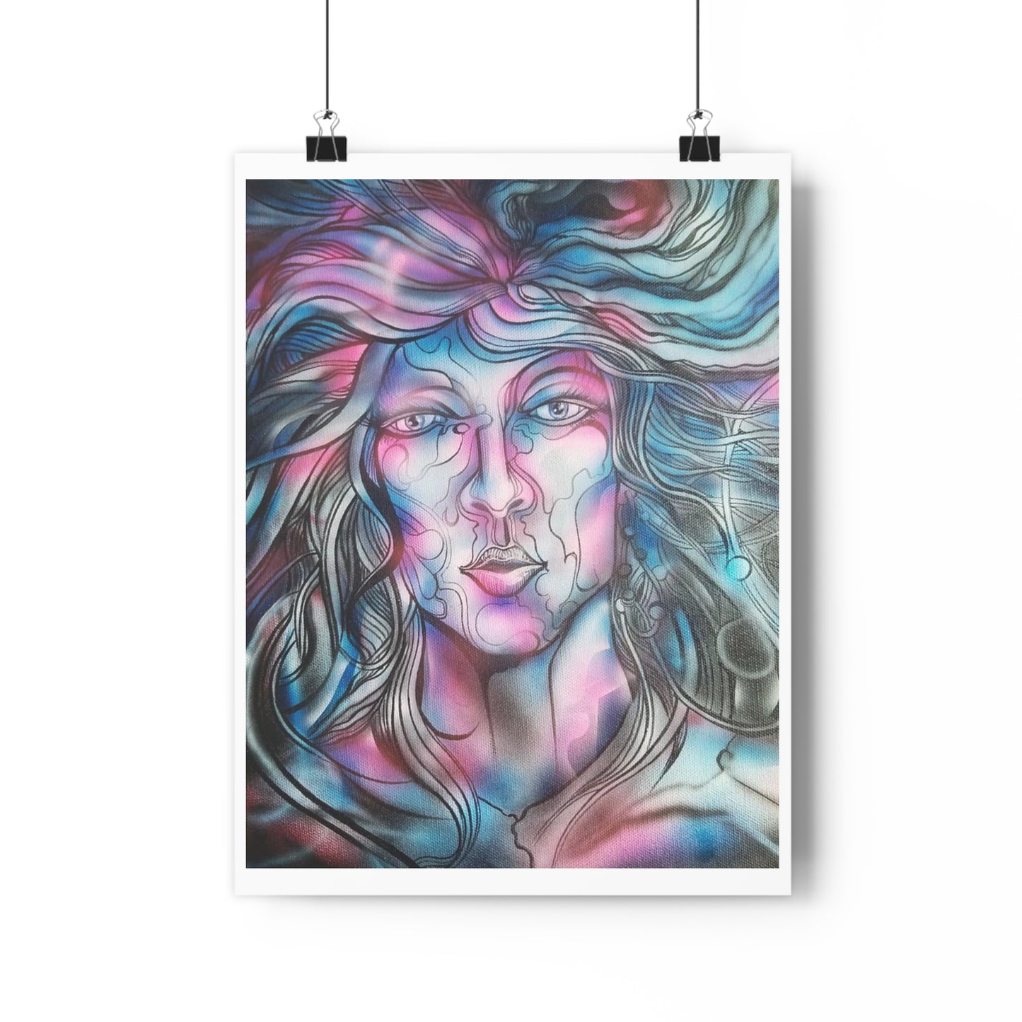 "Cerebral”- Giclée Art Print by artist David Hilborn