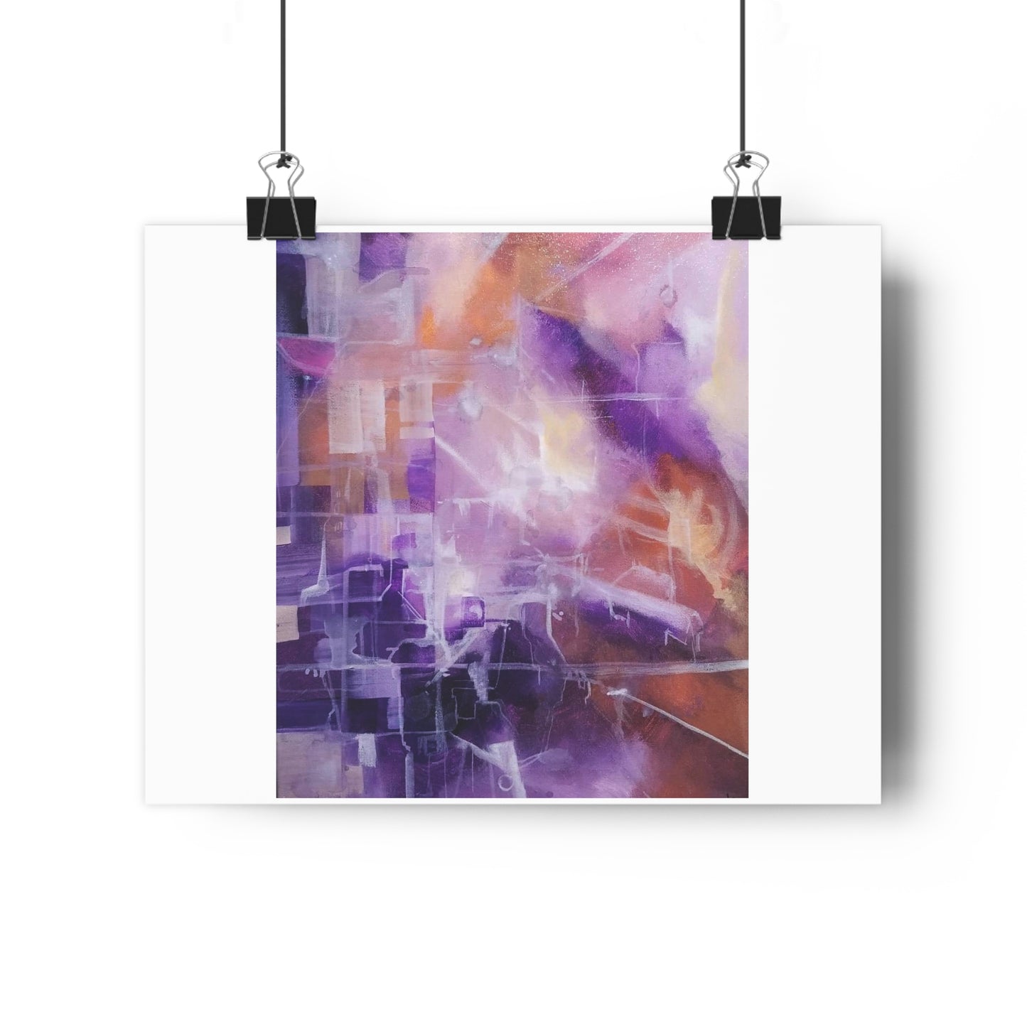 "Purple Paradox”- Giclée Art Print by artist David Hilborn