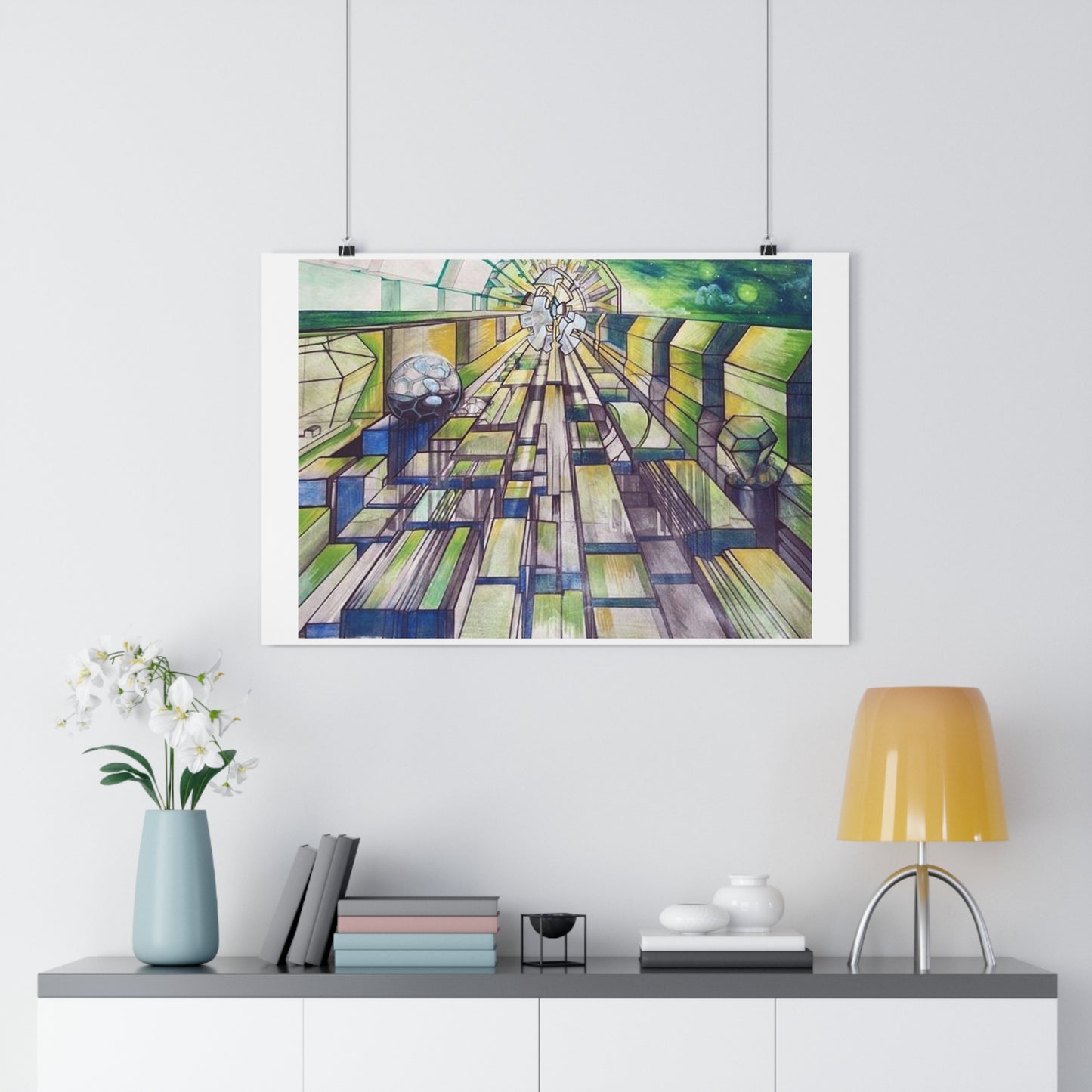 "Emerald City”- Giclée Art Print by artist David Hilborn