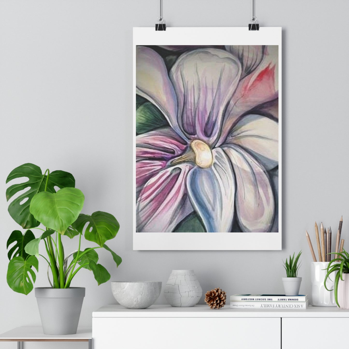 "Orchid”- Giclée Art Print by artist David Hilborn