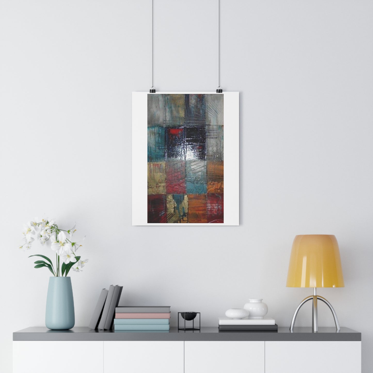 "Contemporary Grid”- Giclée Art Print by artist David Hilborn