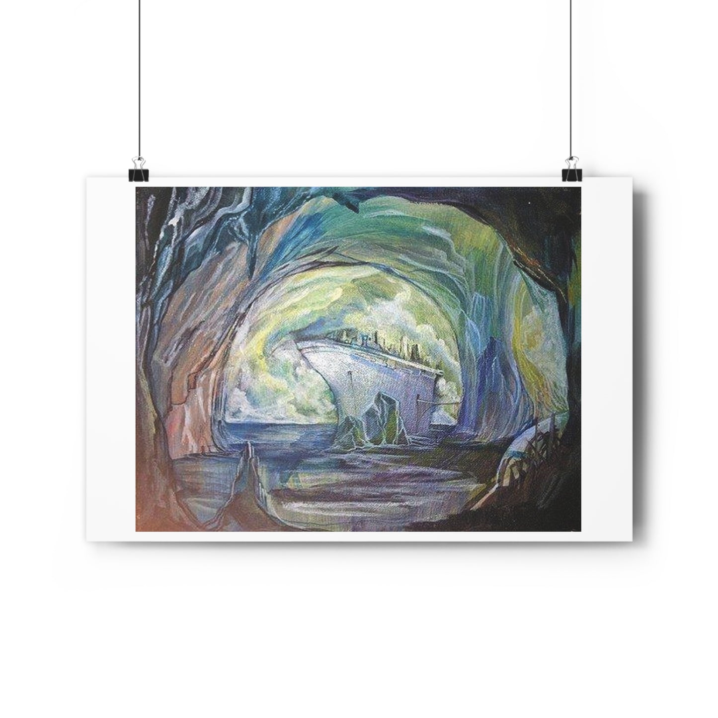 "Port”- Giclée Art Print by artist David Hilborn