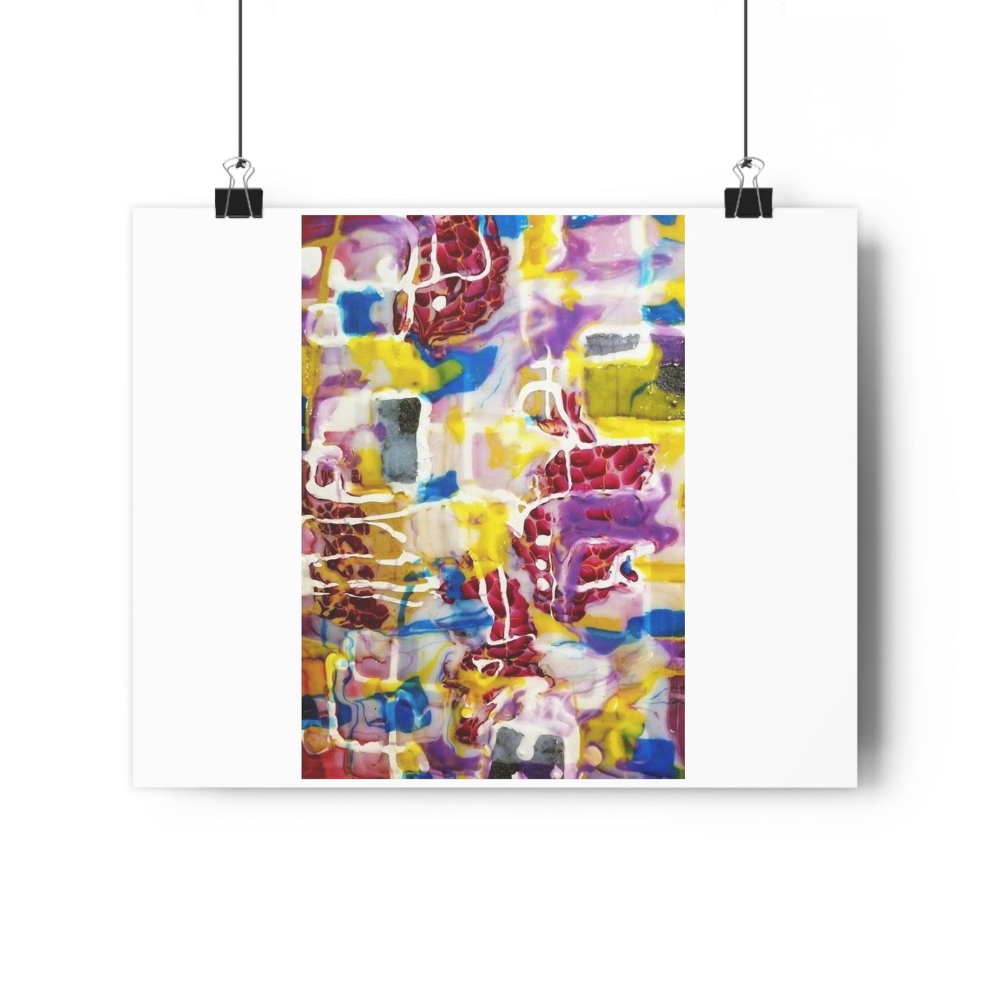 "Technicolor Razzle Dazzle”- Giclée Art Print by artist David Hilborn