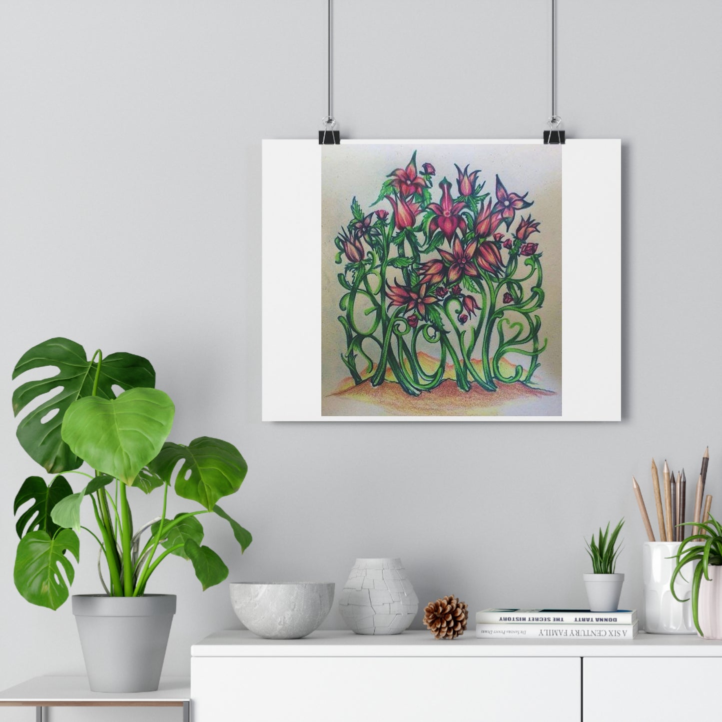 "Grow/Love”- Giclée Art Print by artist David Hilborn