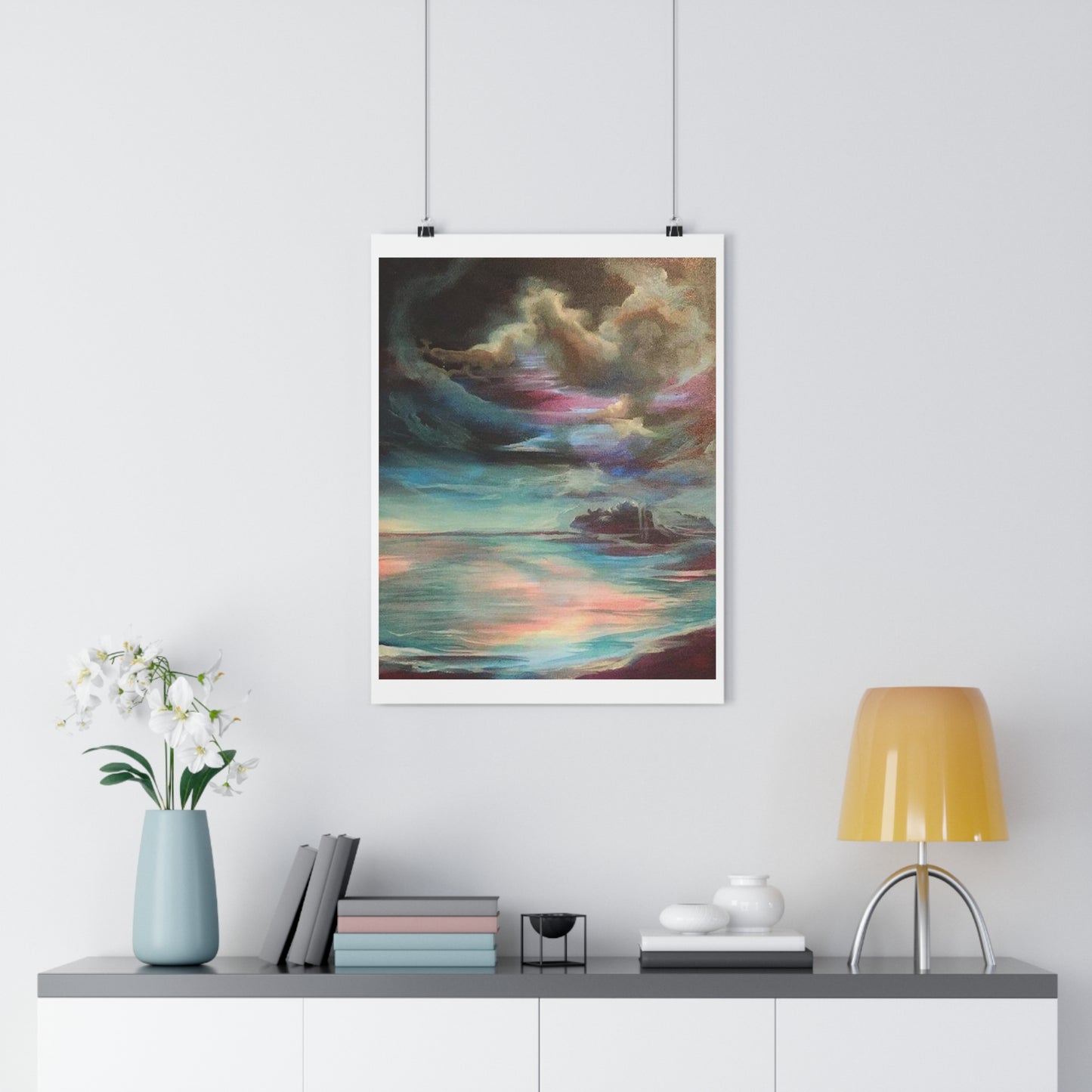 "Stormy”- Giclée Art Print by artist David Hilborn