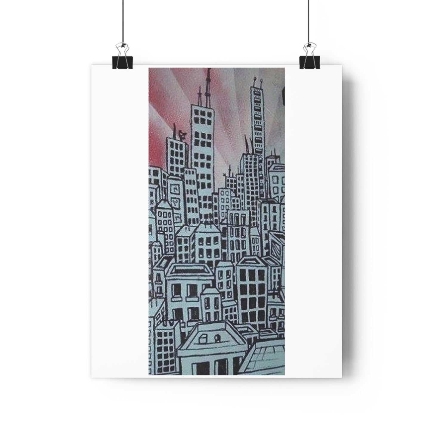 "Sky View”- Giclée Art Print by artist David Hilborn