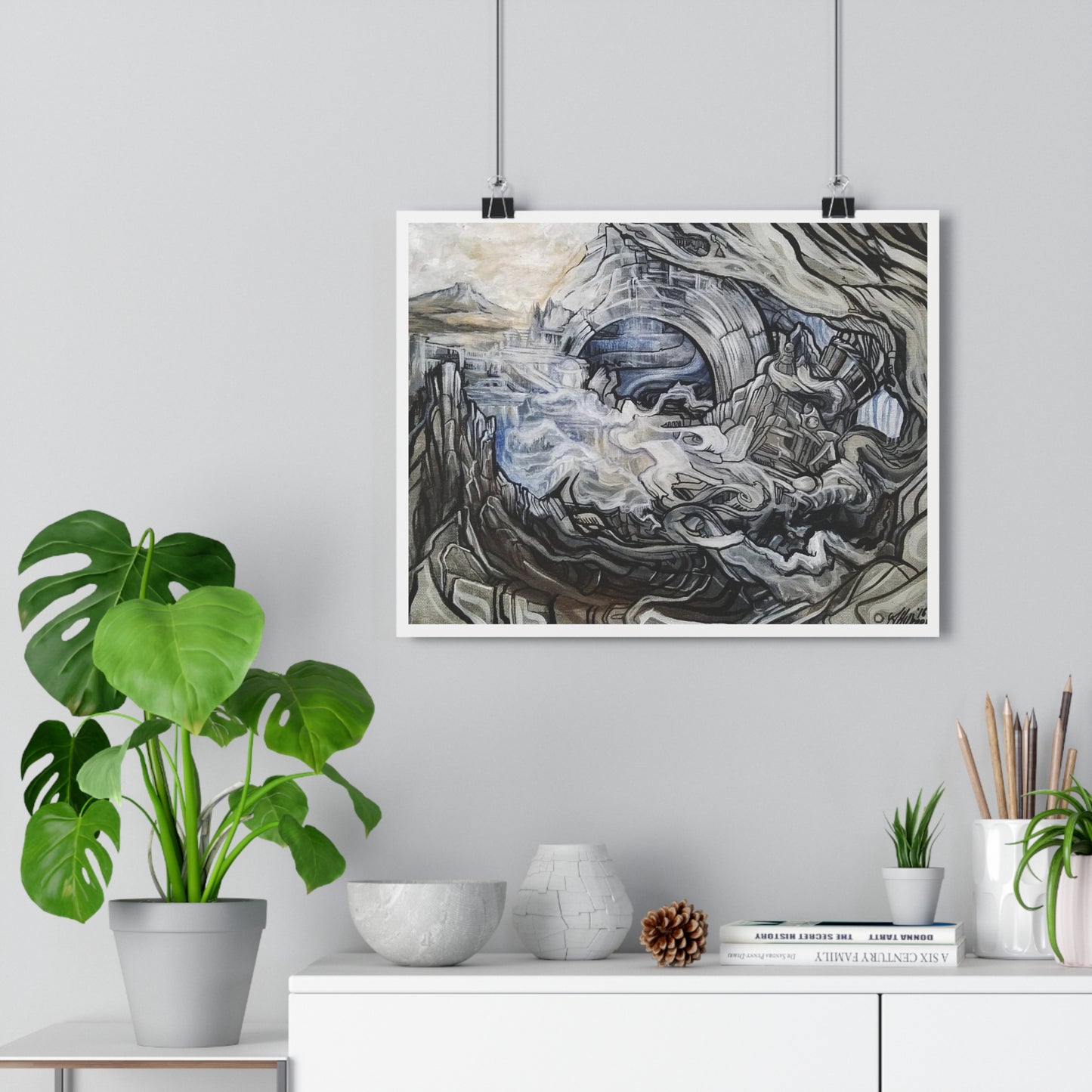 "Typhoon”- Giclée Art Print by artist David Hilborn