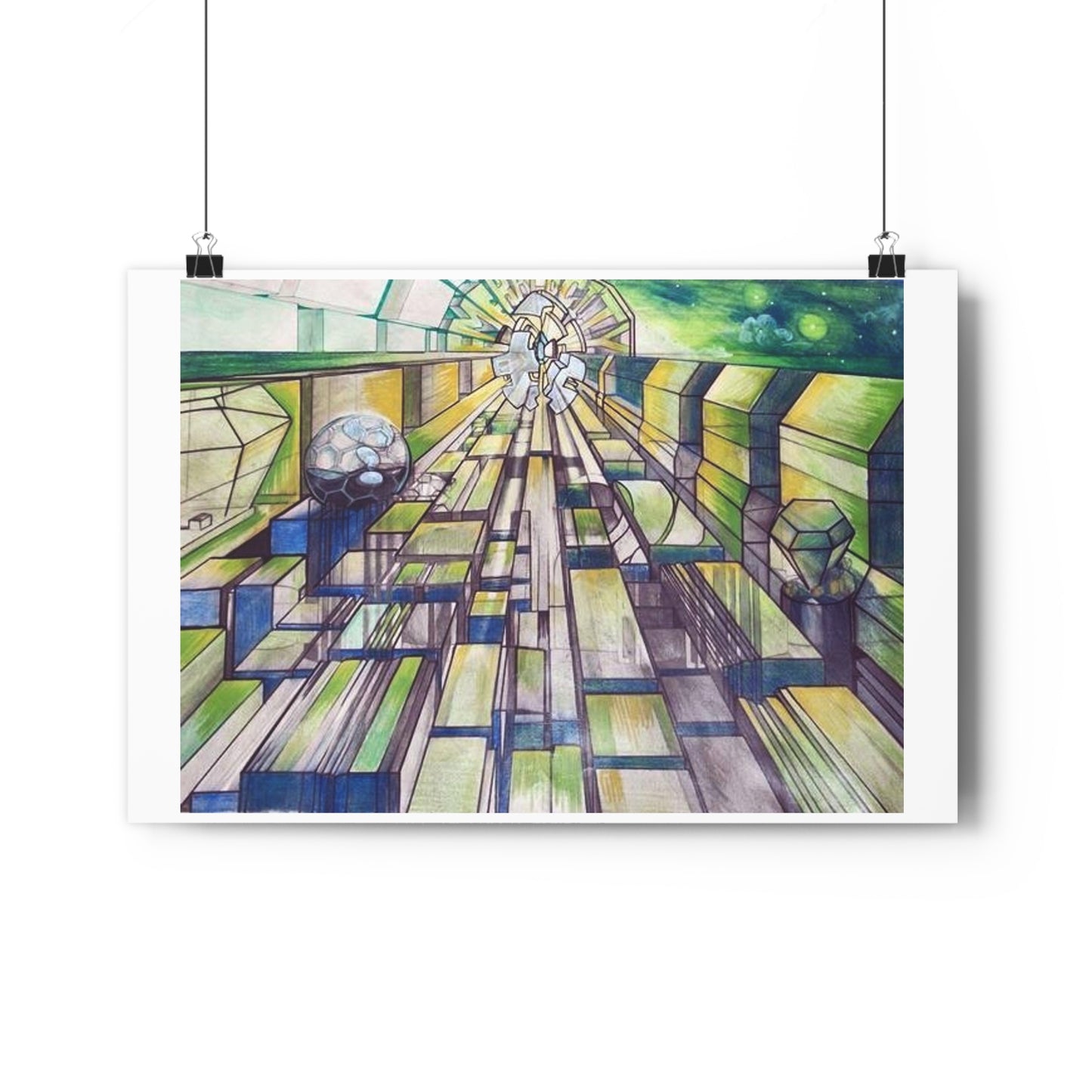 "Emerald City”- Giclée Art Print by artist David Hilborn