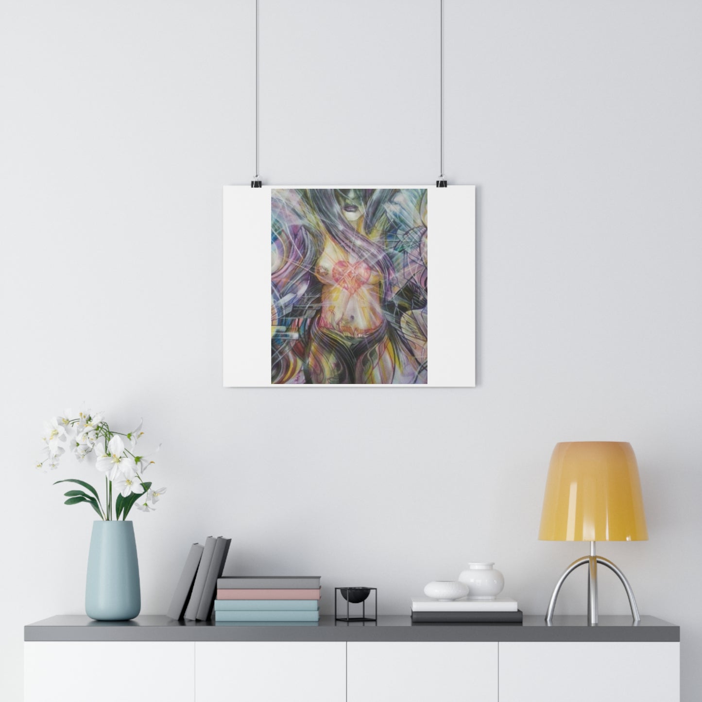 "Visionary Nude”- Giclée Art Print by artist David Hilborn