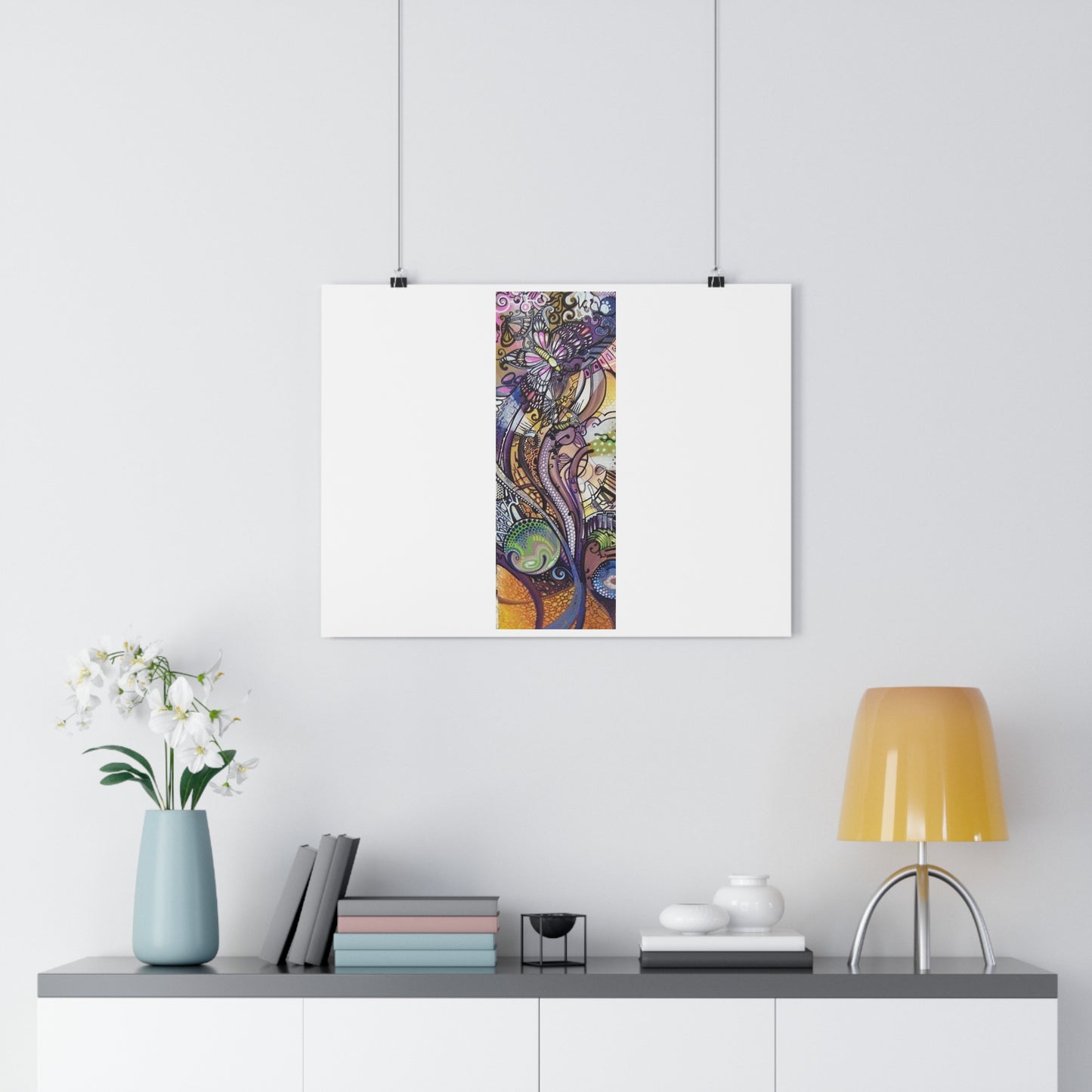 "Flutterby”- Giclée Art Print by artist David Hilborn