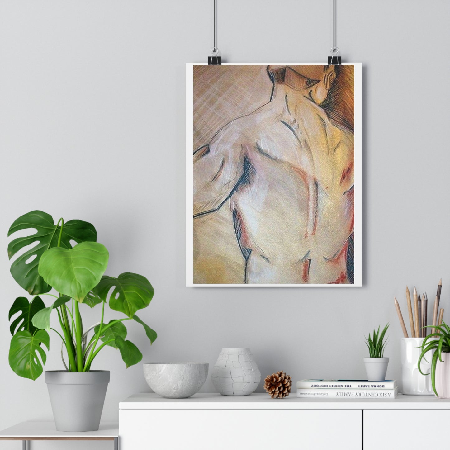 "Anatomy Study”- Giclée Art Print by artist David Hilborn