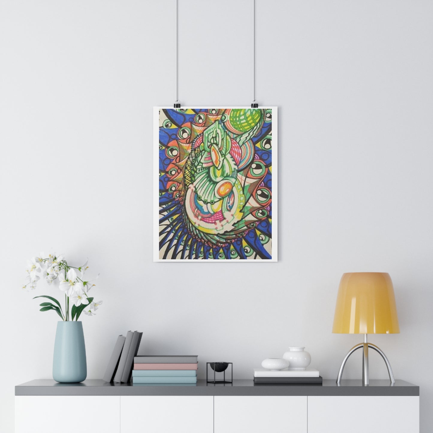 "Psych Eval 1”- Giclée Art Print by artist David Hilborn