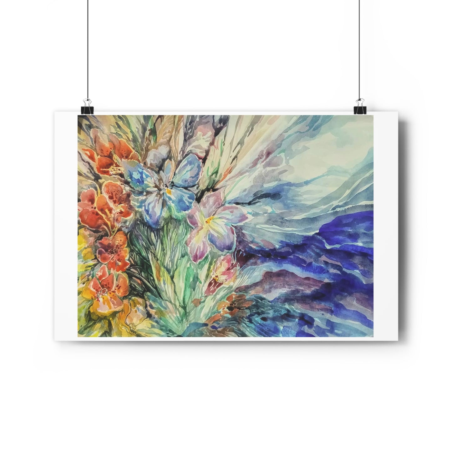 "Faceted Growth”- Giclée Art Print by artist David Hilborn