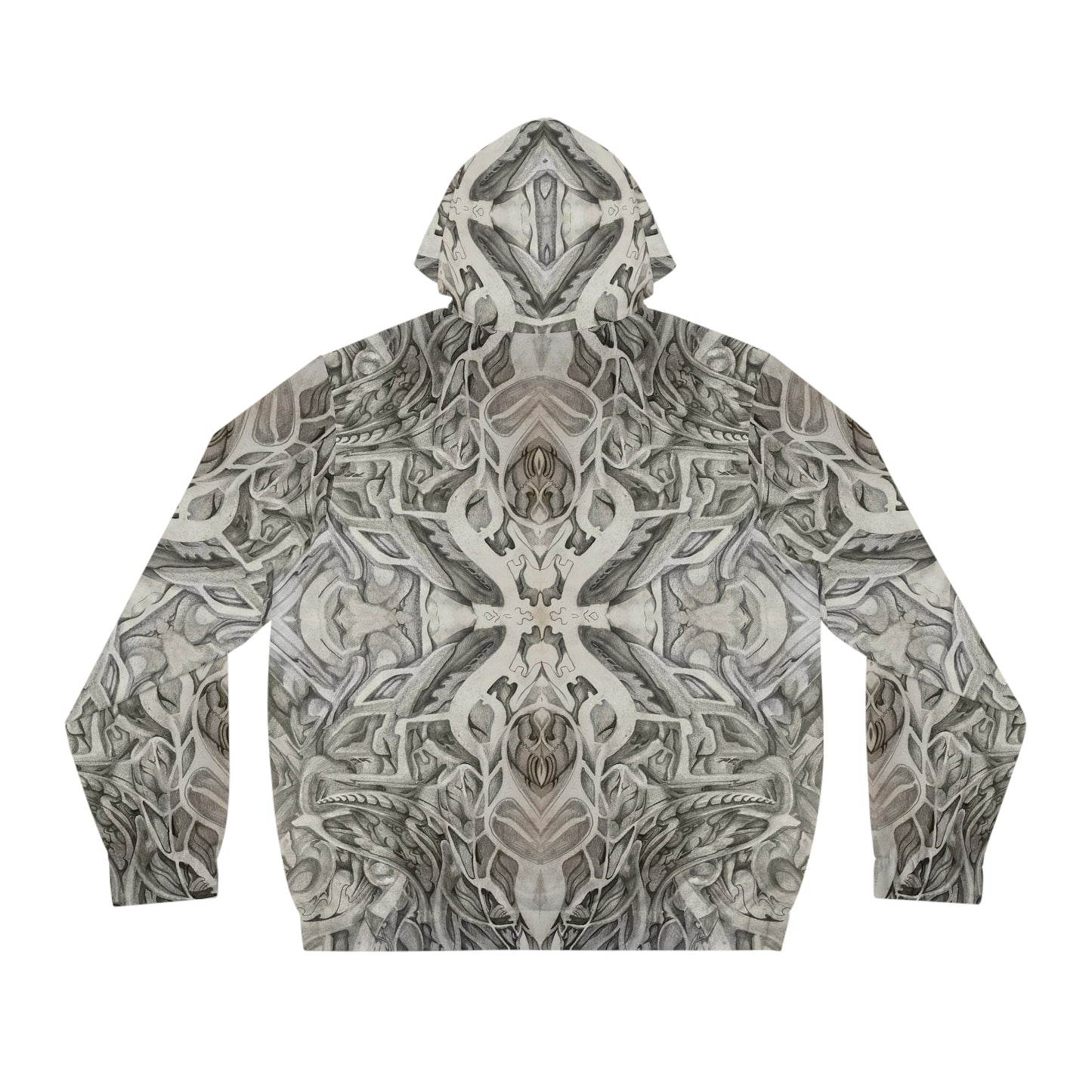 "Buds” - All Over Graphic Zip-Up Hoodie by Artist David Hilborn