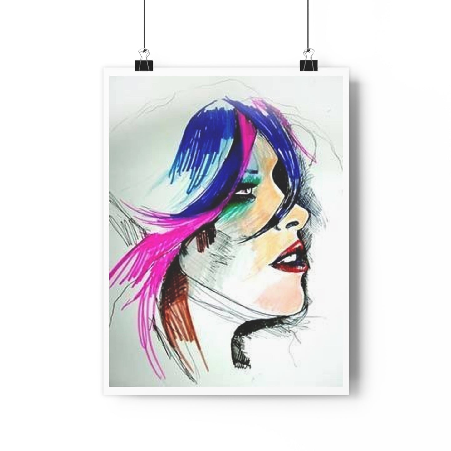 "Scribble”- Giclée Art Print by artist David Hilborn