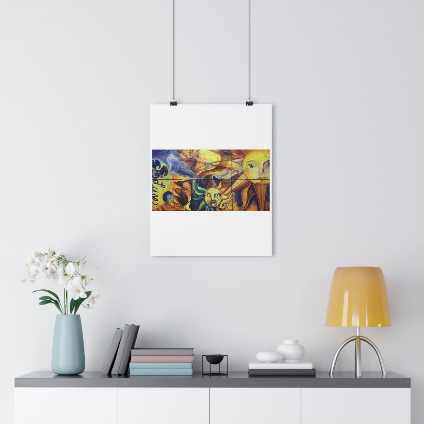 "Sun/Moon”- Giclée Art Print by artist David Hilborn