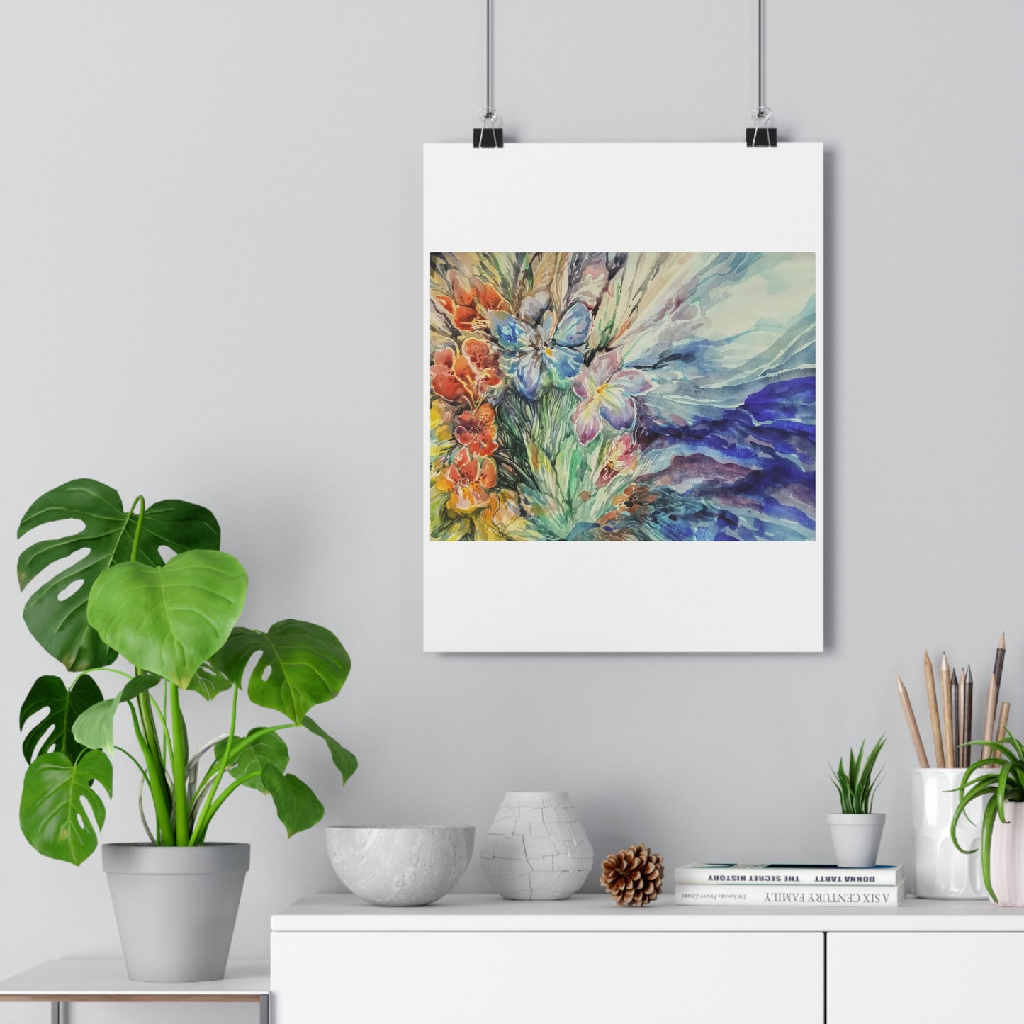 "Faceted Growth”- Giclée Art Print by artist David Hilborn