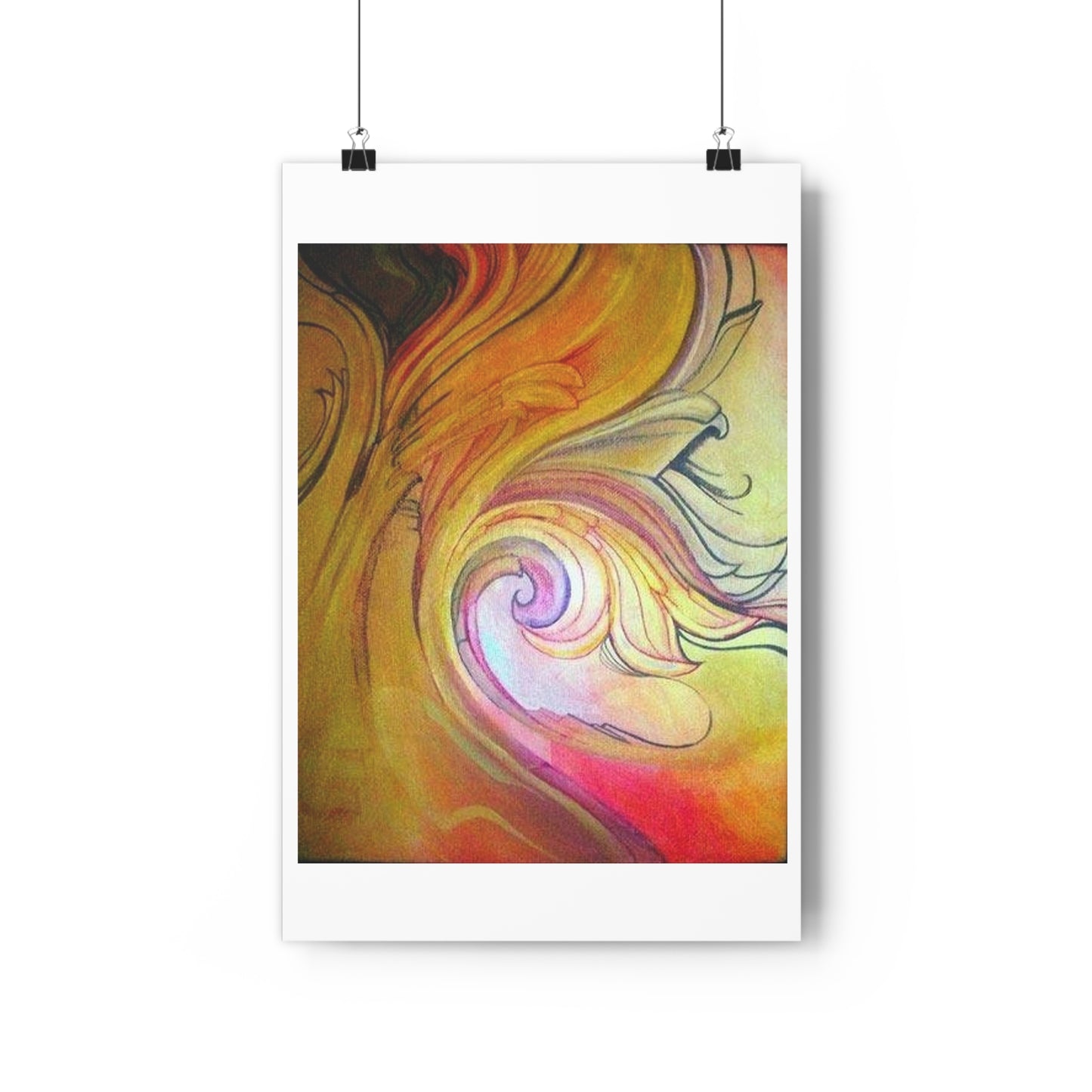 "Sol Flow”- Giclée Art Print by artist David Hilborn