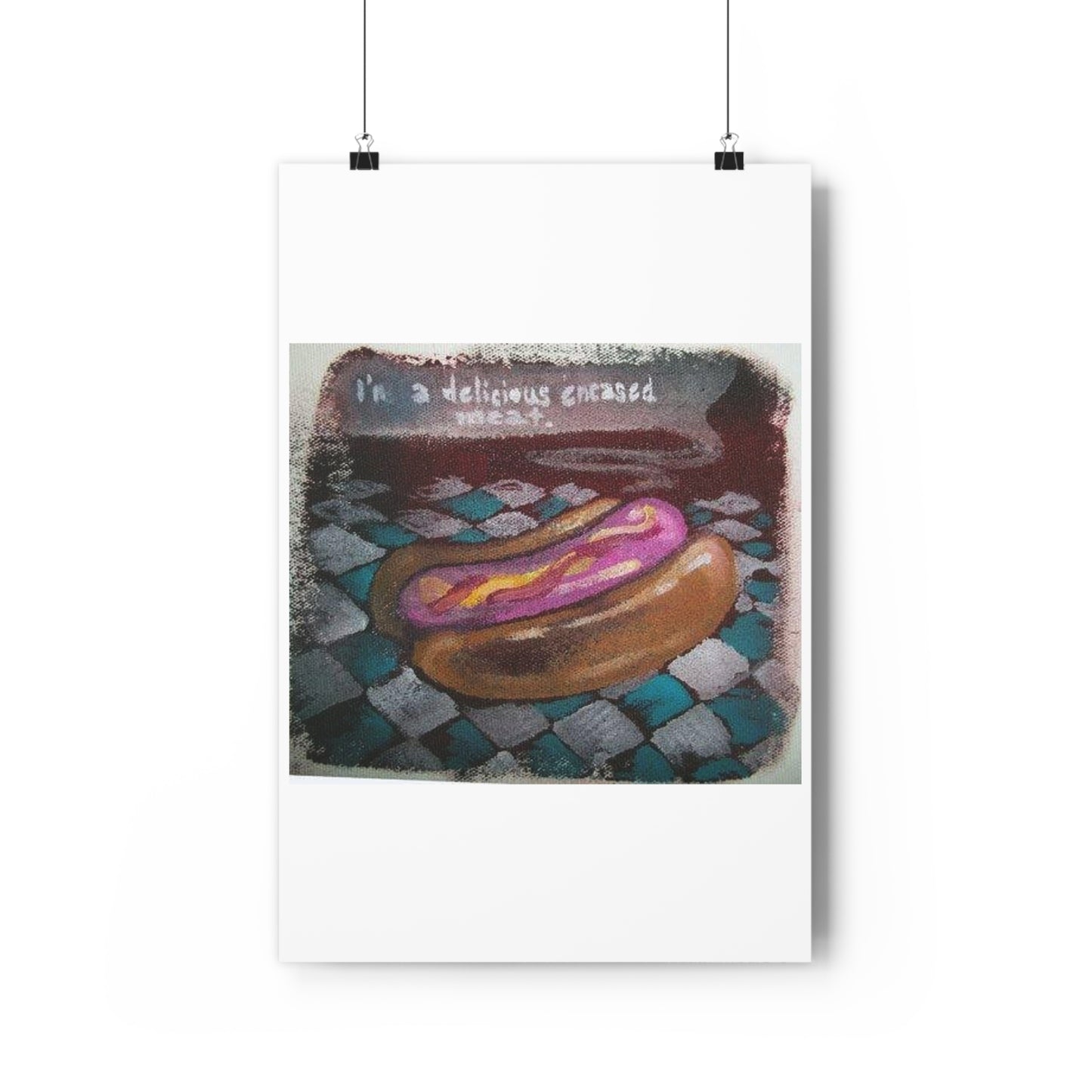 "Delicious Encased Meats”- Giclée Art Print by artist David Hilborn